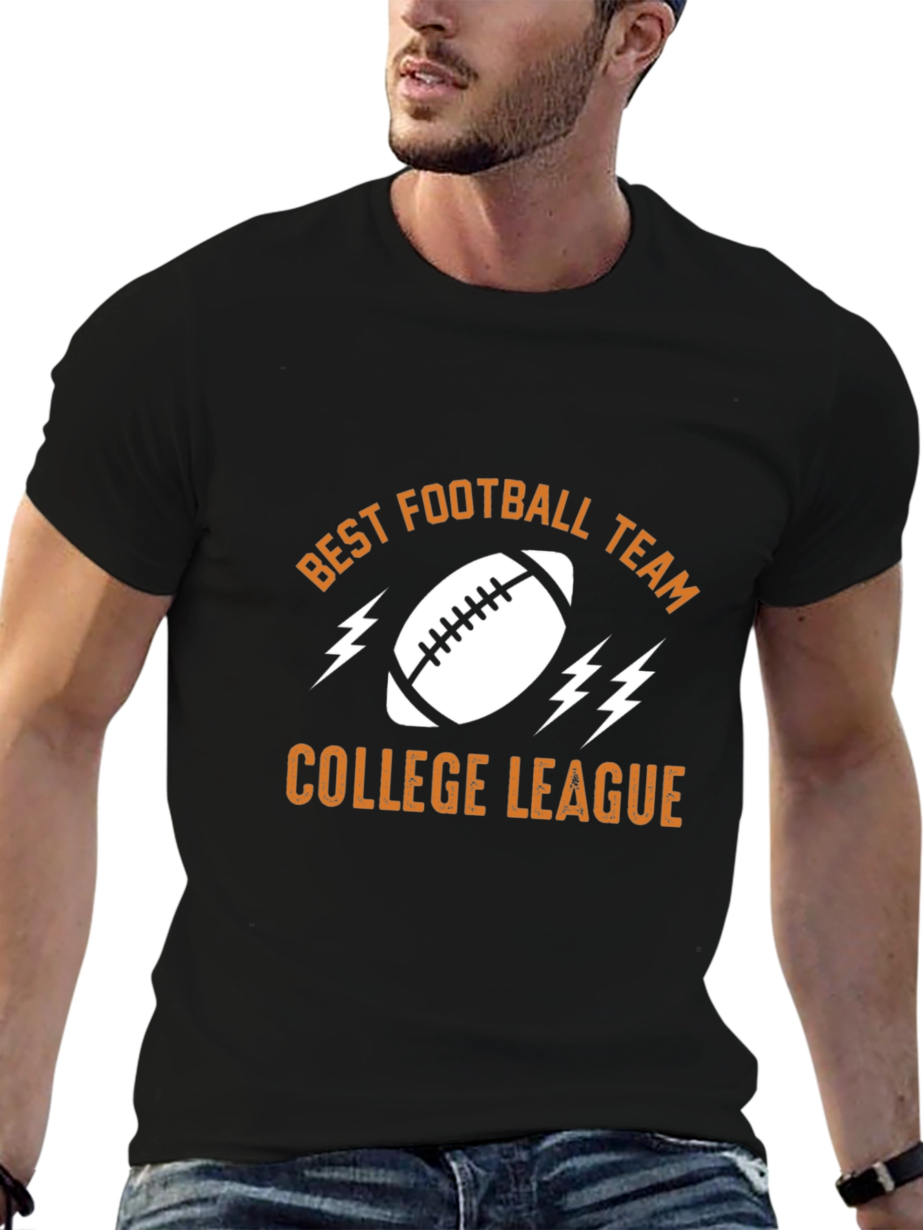 Best Football Team College League Graphic T-Shirt