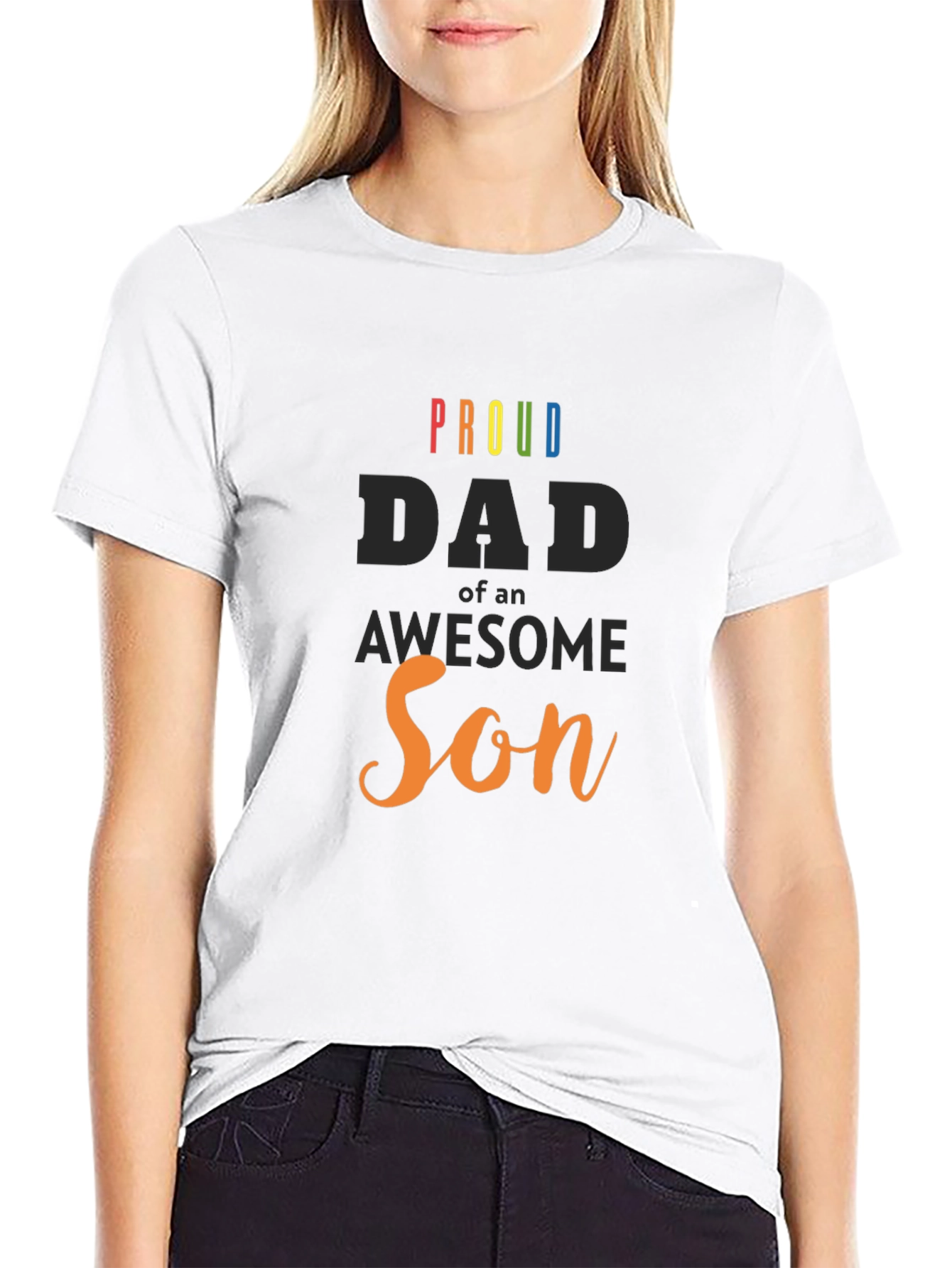 Proud Dad of an Awesome Son Graphic T-Shirt
