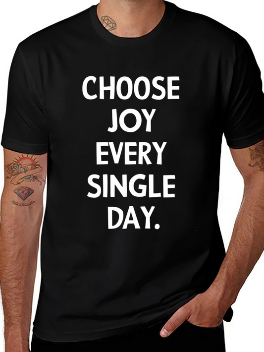 Choose Joy Everyday Black T-Shirt