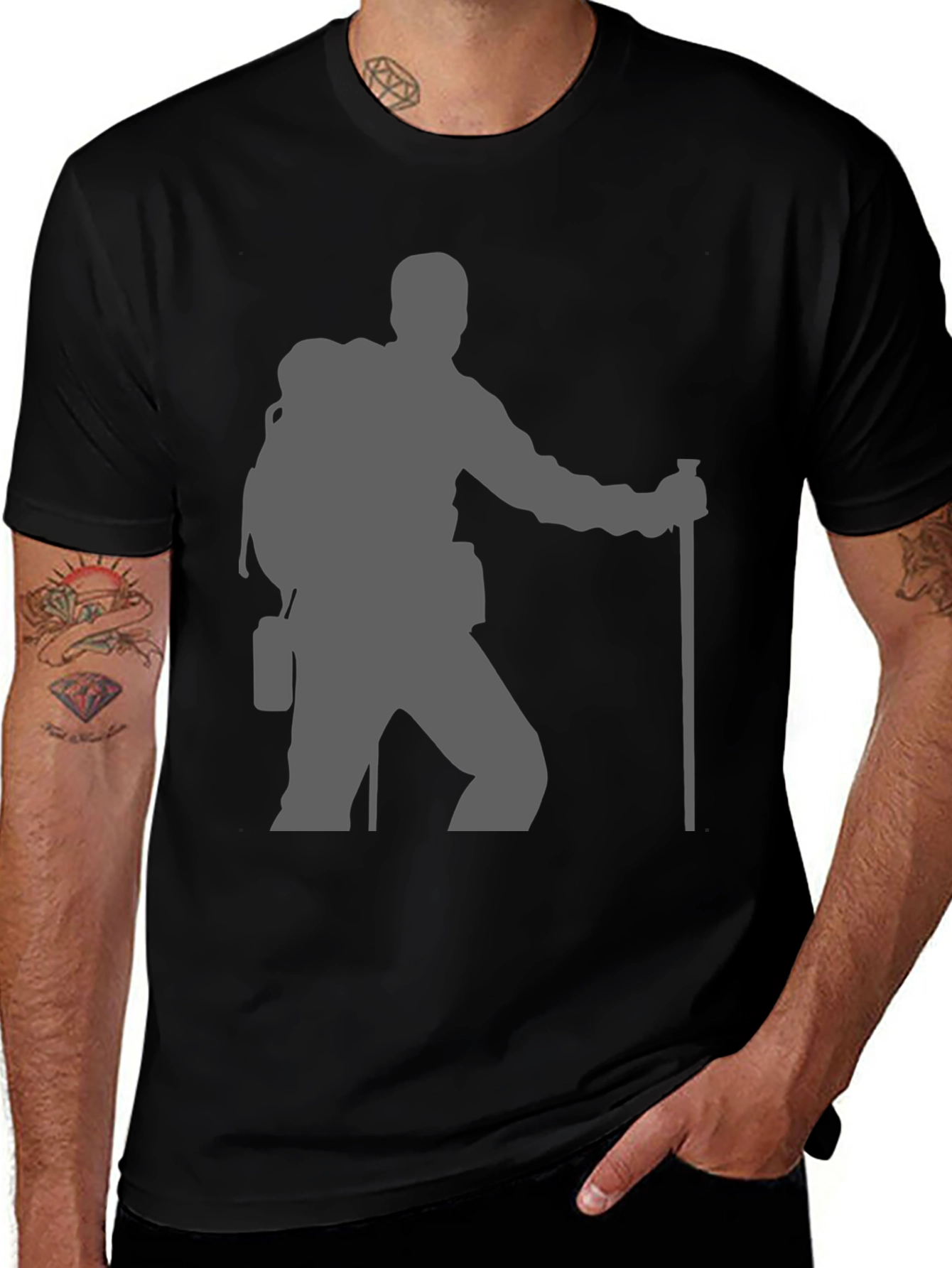 Hiking Silhouette T-Shirt - Adventure Ready Tee