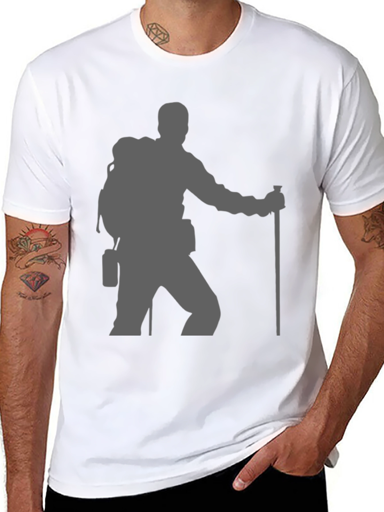 Hiking Silhouette T-Shirt - Adventure Ready Tee