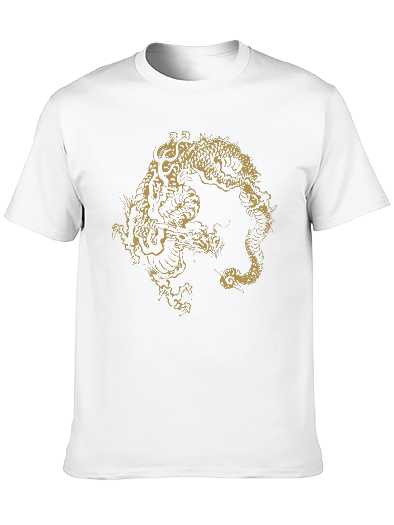 Dragon Graphic T-Shirt - Black Cotton Tee