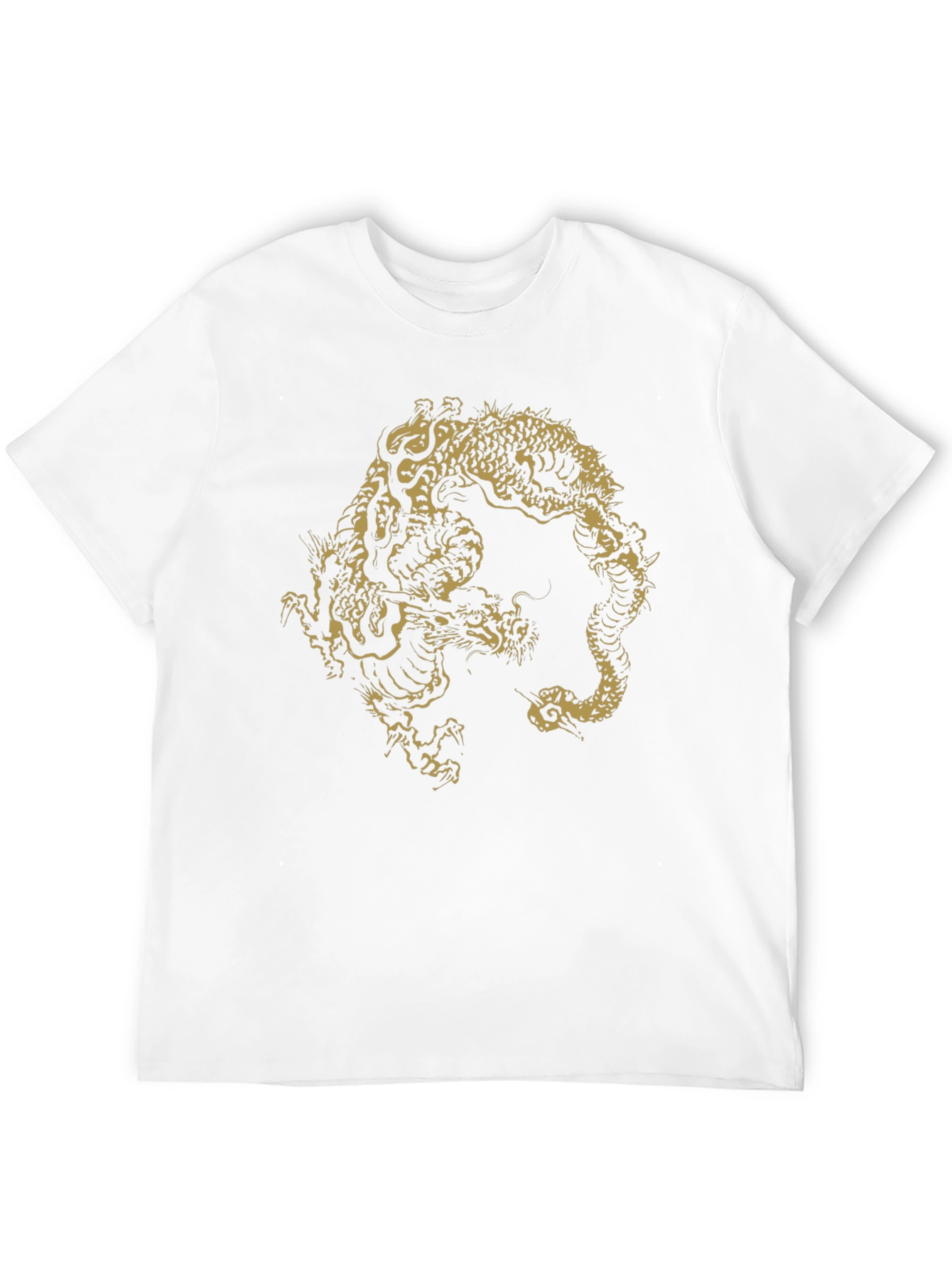 Dragon Graphic T-Shirt - Black Cotton Tee