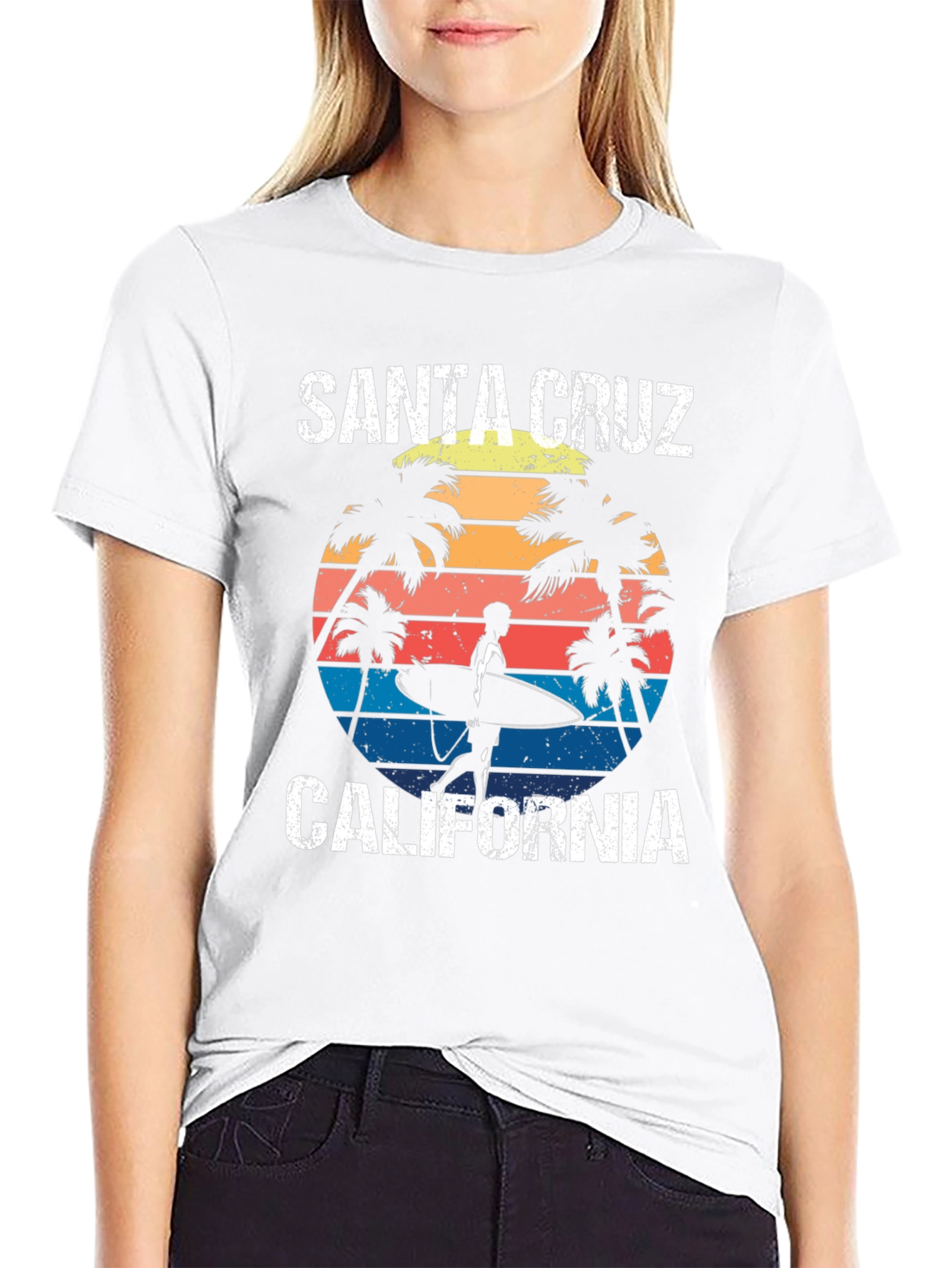 Santa Cruz California Surfer T-Shirt