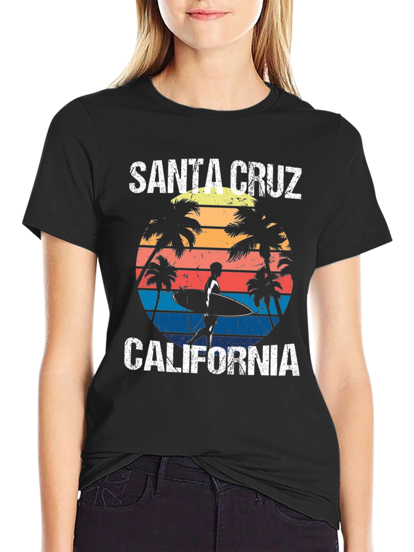 Santa Cruz California Surfer T-Shirt