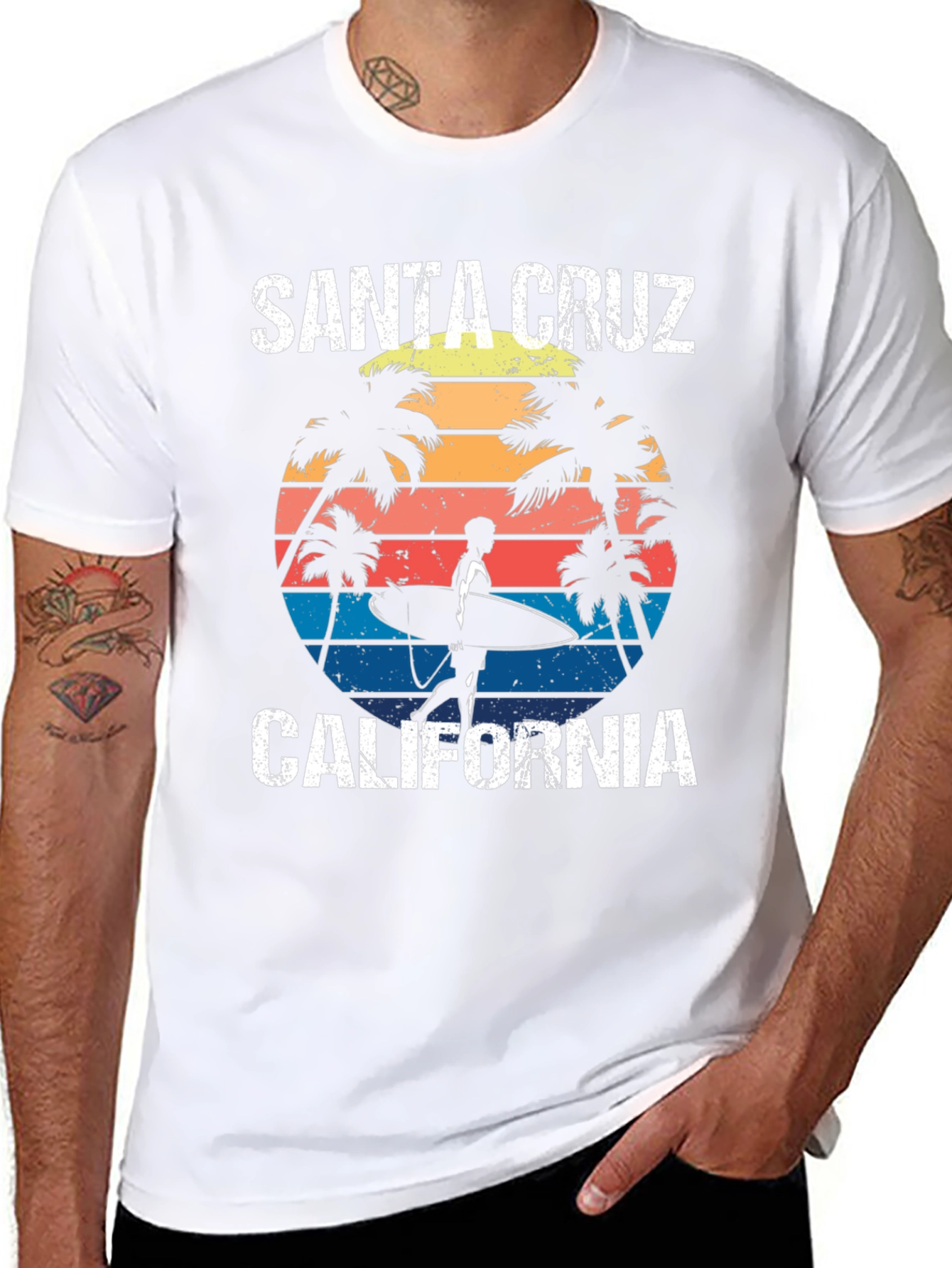 Santa Cruz California Surfer T-Shirt