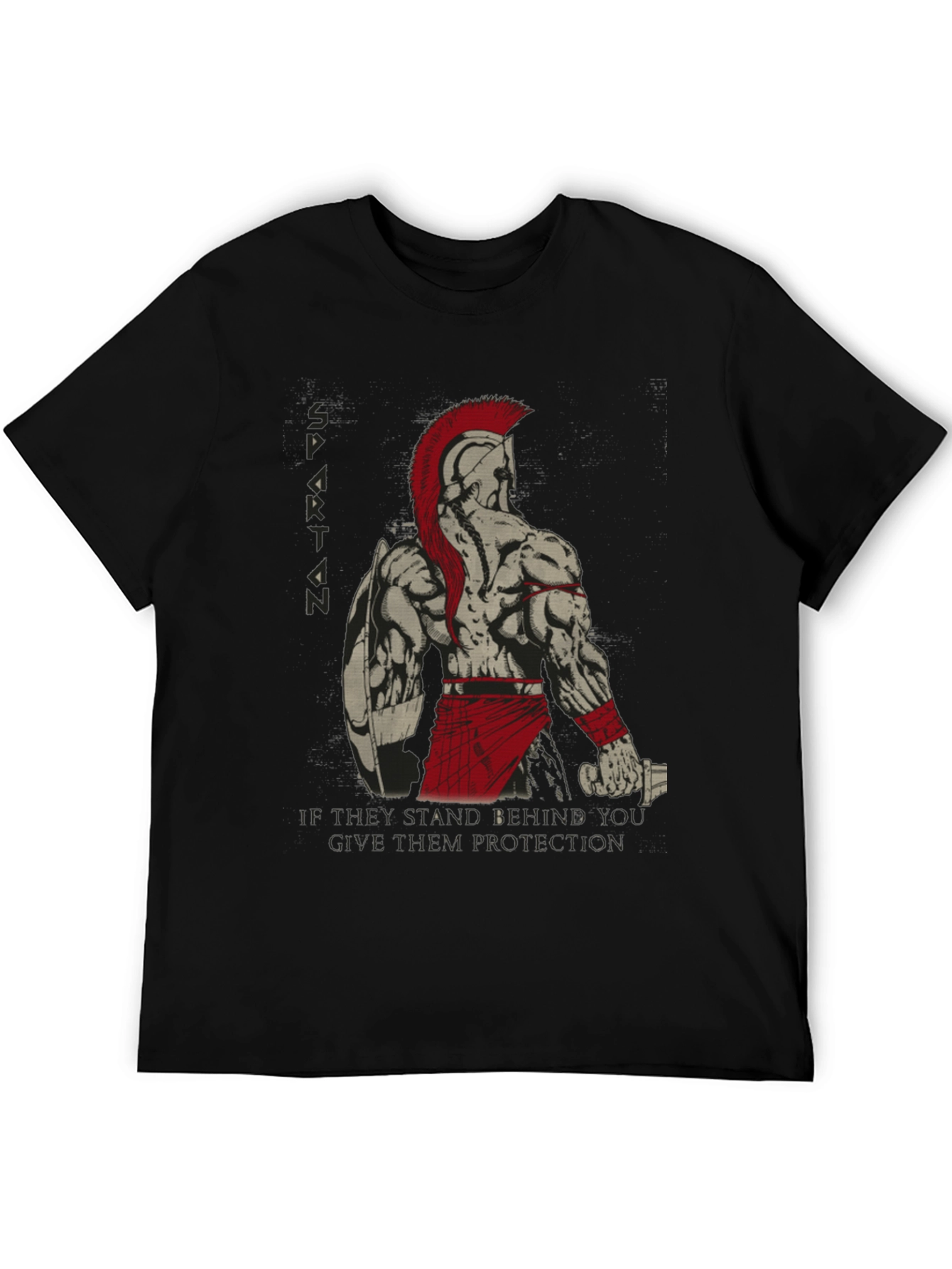 Spartan Warrior Graphic T-Shirt