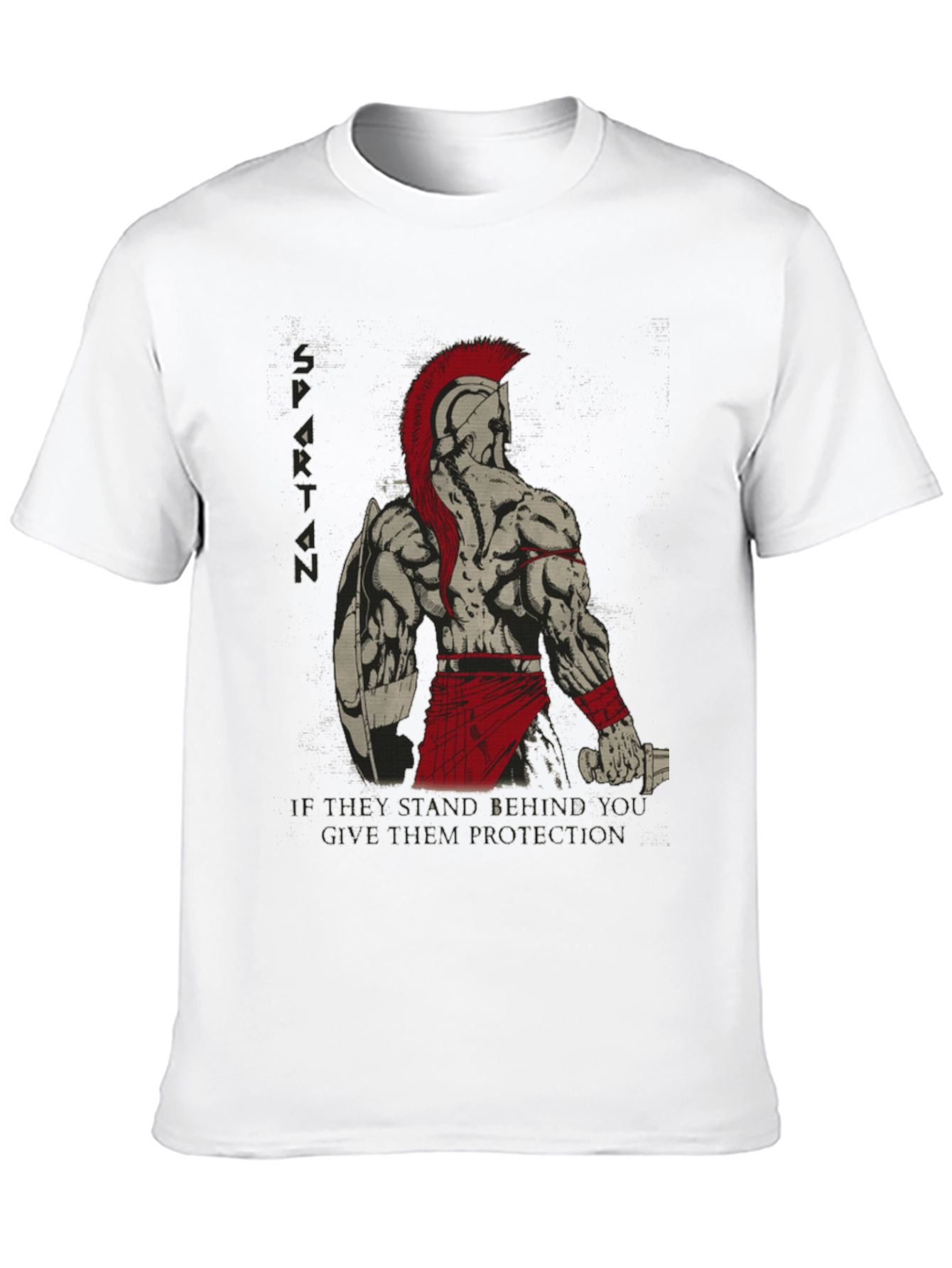 Spartan Warrior Graphic T-Shirt