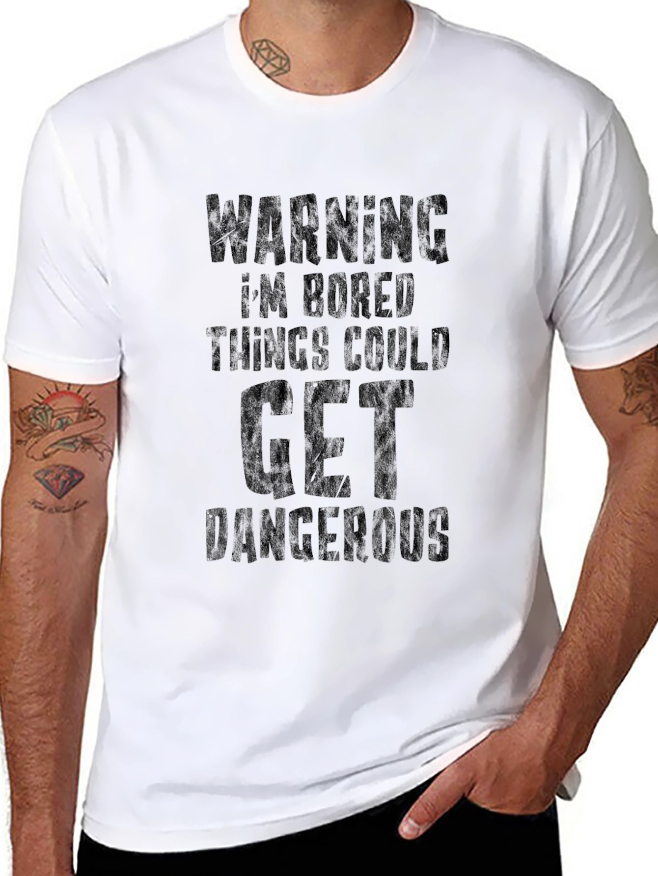 Warning Im Bored Things Could Get Dangerous T-Shirt