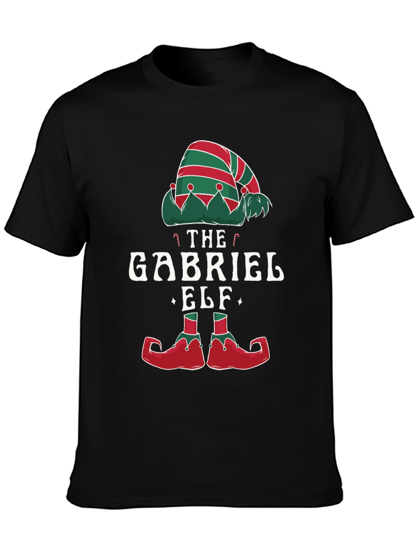 Gabriel Elf Christmas T-Shirt Festive Holiday Tee