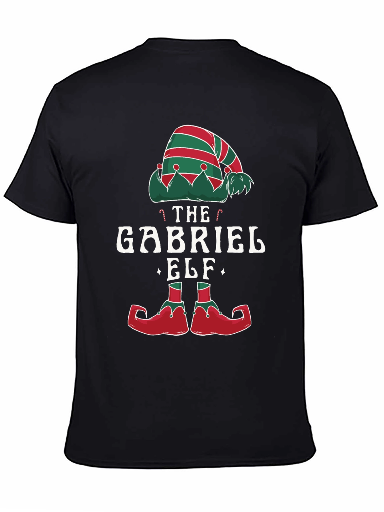Gabriel Elf Christmas T-Shirt Festive Holiday Tee