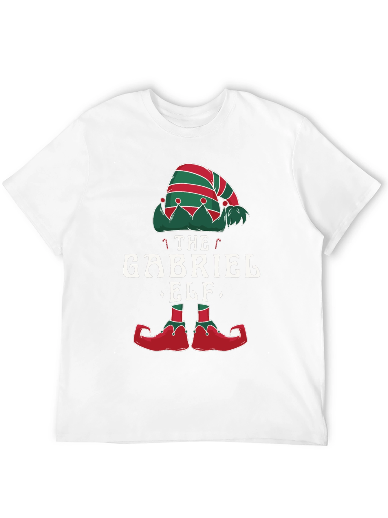 Gabriel Elf Christmas T-Shirt Festive Holiday Tee