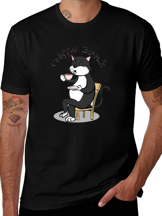 Cat Coffee Break T-Shirt