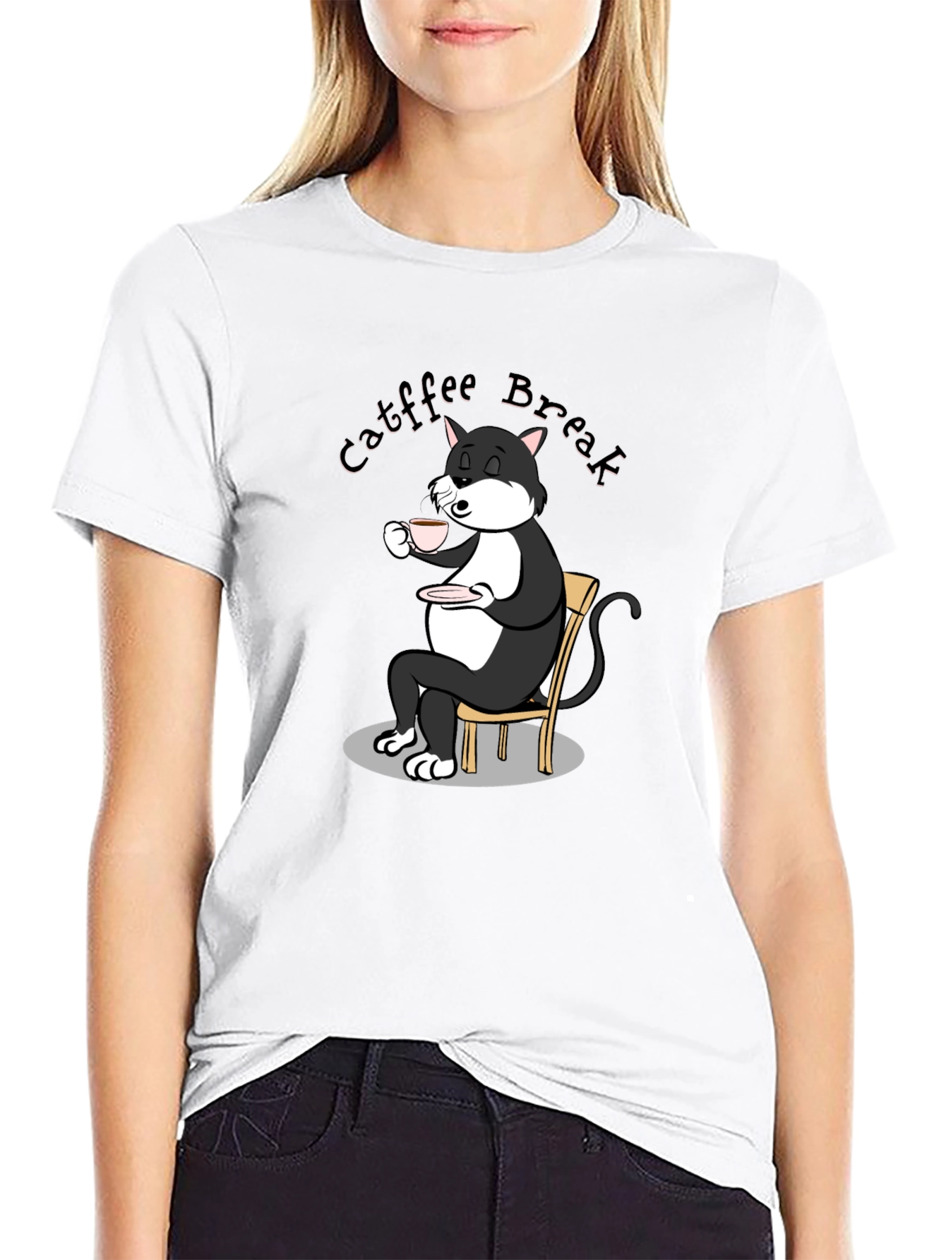 Cat Coffee Break T-Shirt