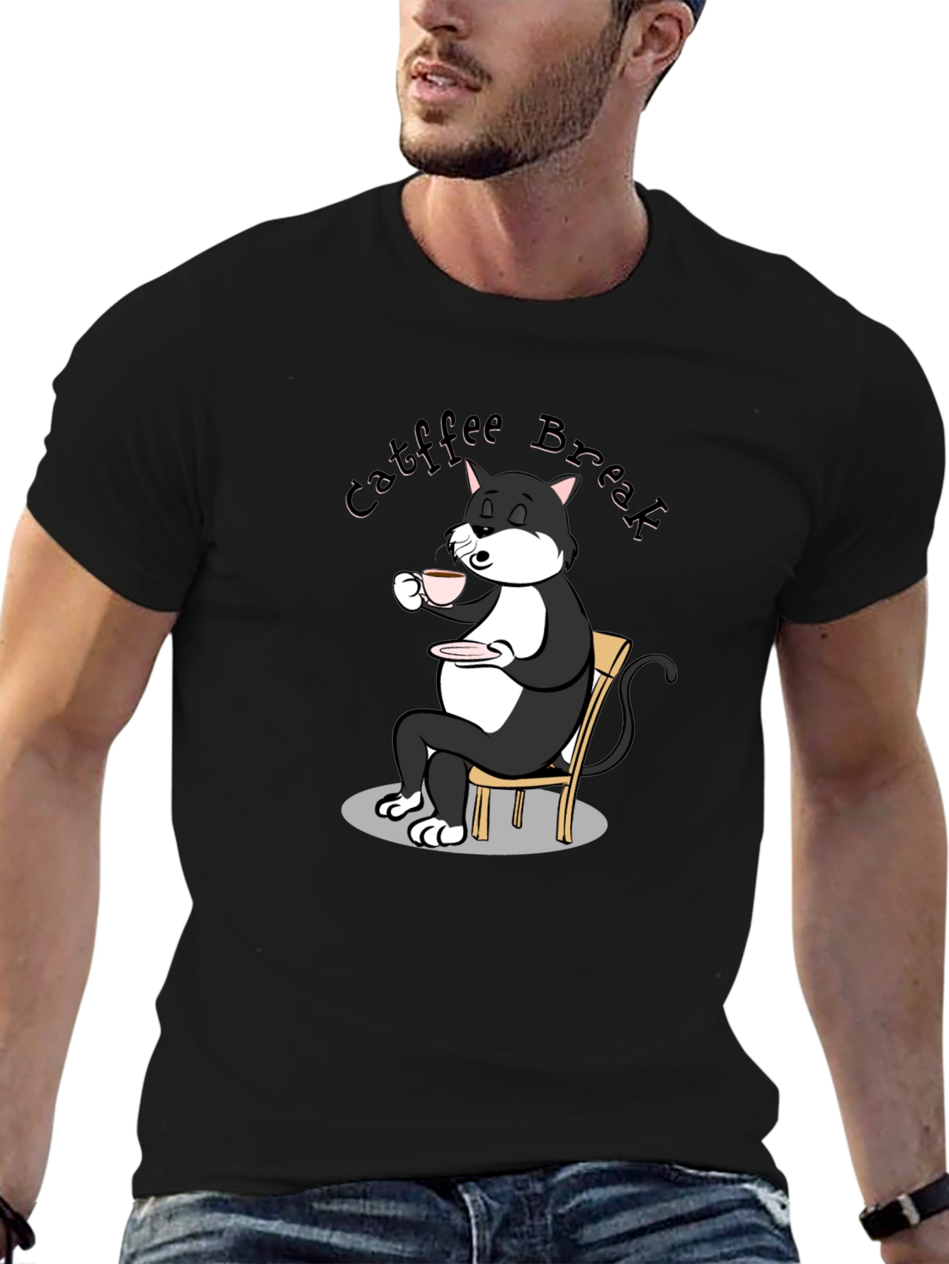 Cat Coffee Break T-Shirt