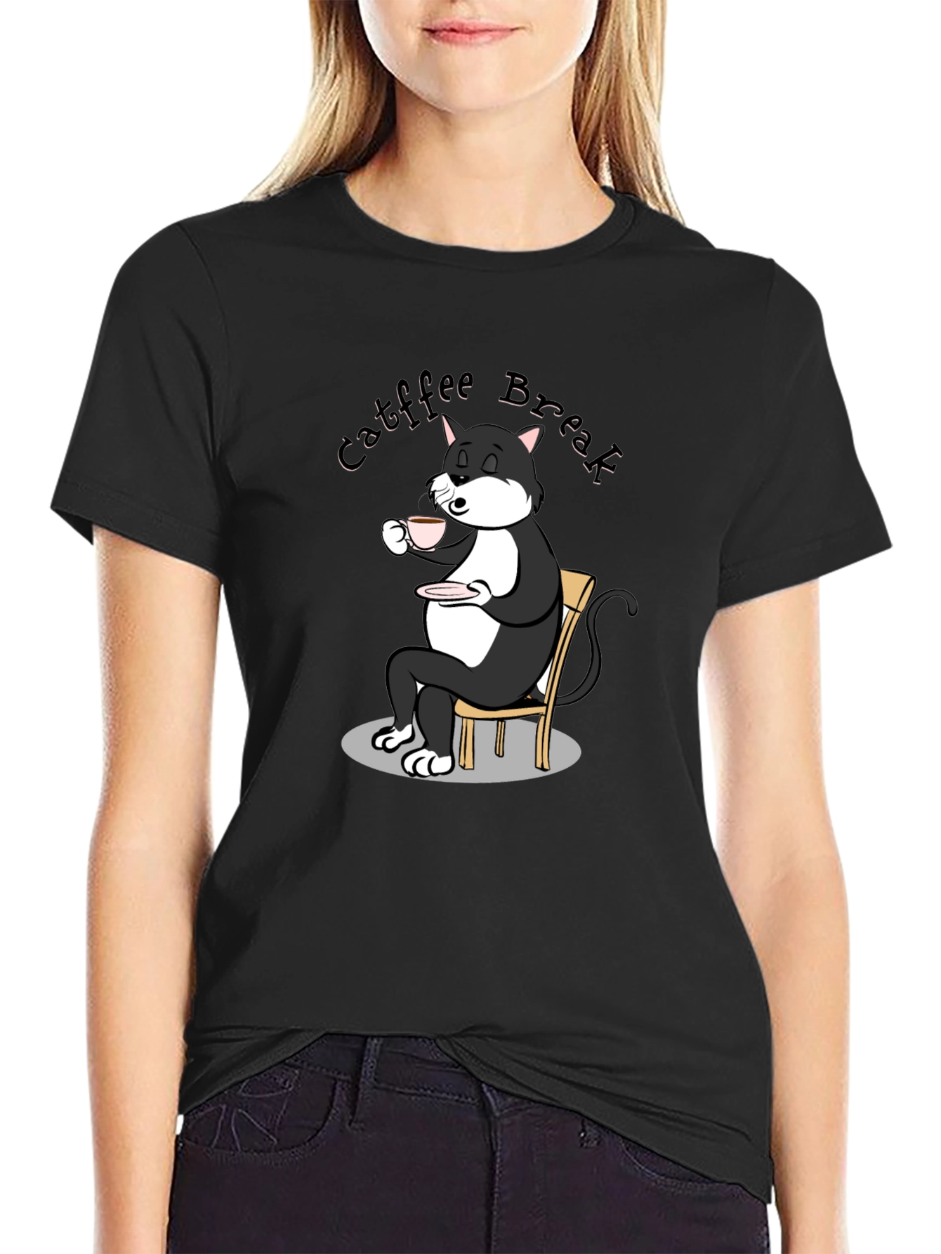 Cat Coffee Break T-Shirt