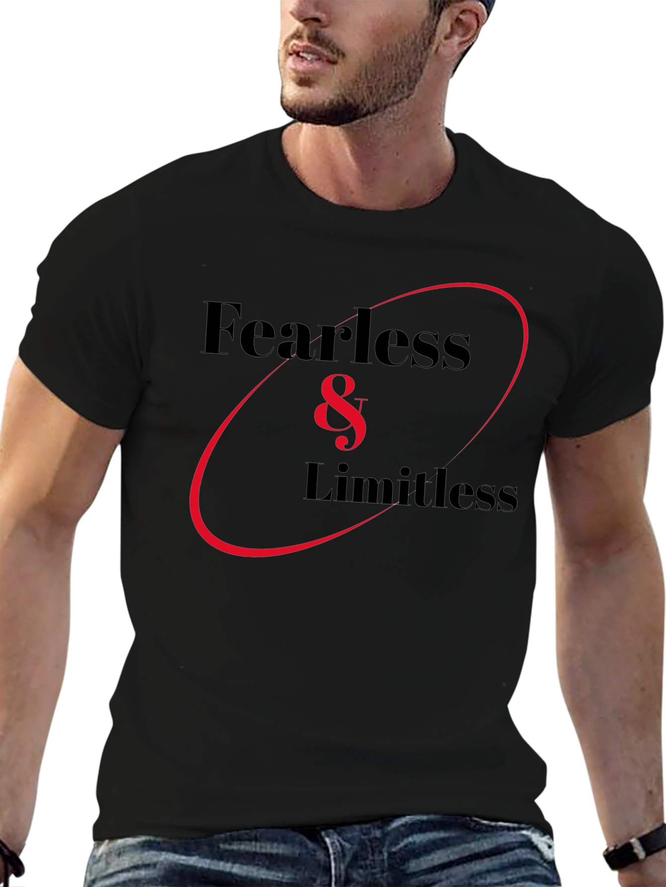 Fearless & Limitless Graphic Tee - Bold Style