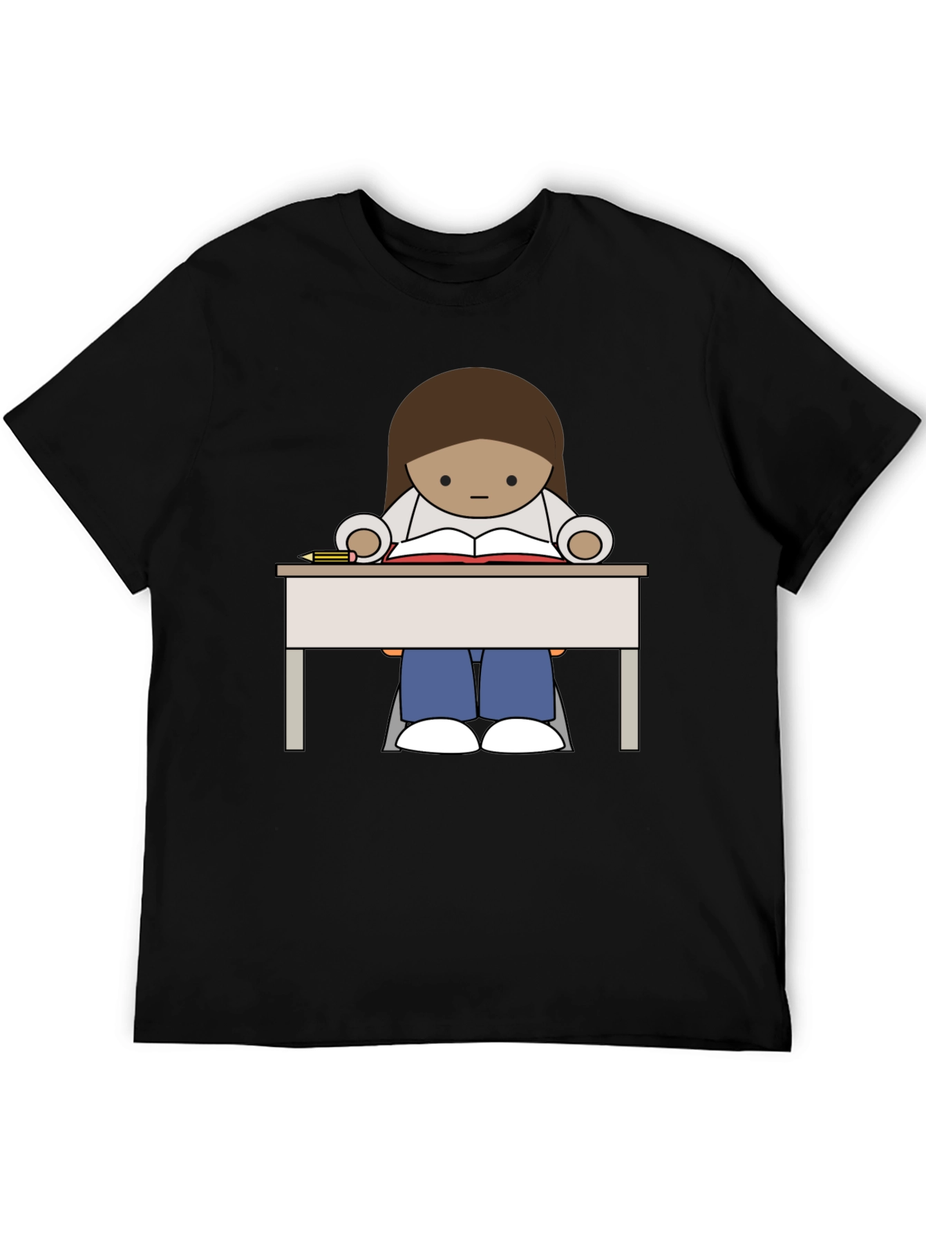 Cartoon Student T-Shirt