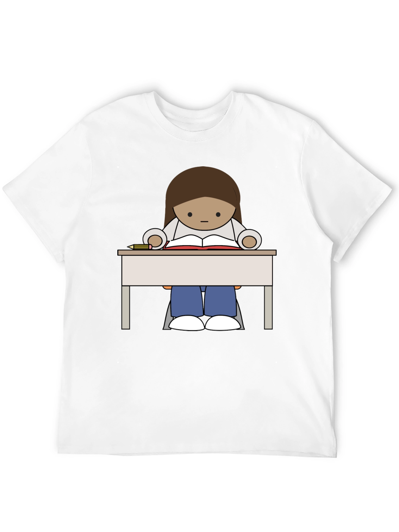 Cartoon Student T-Shirt