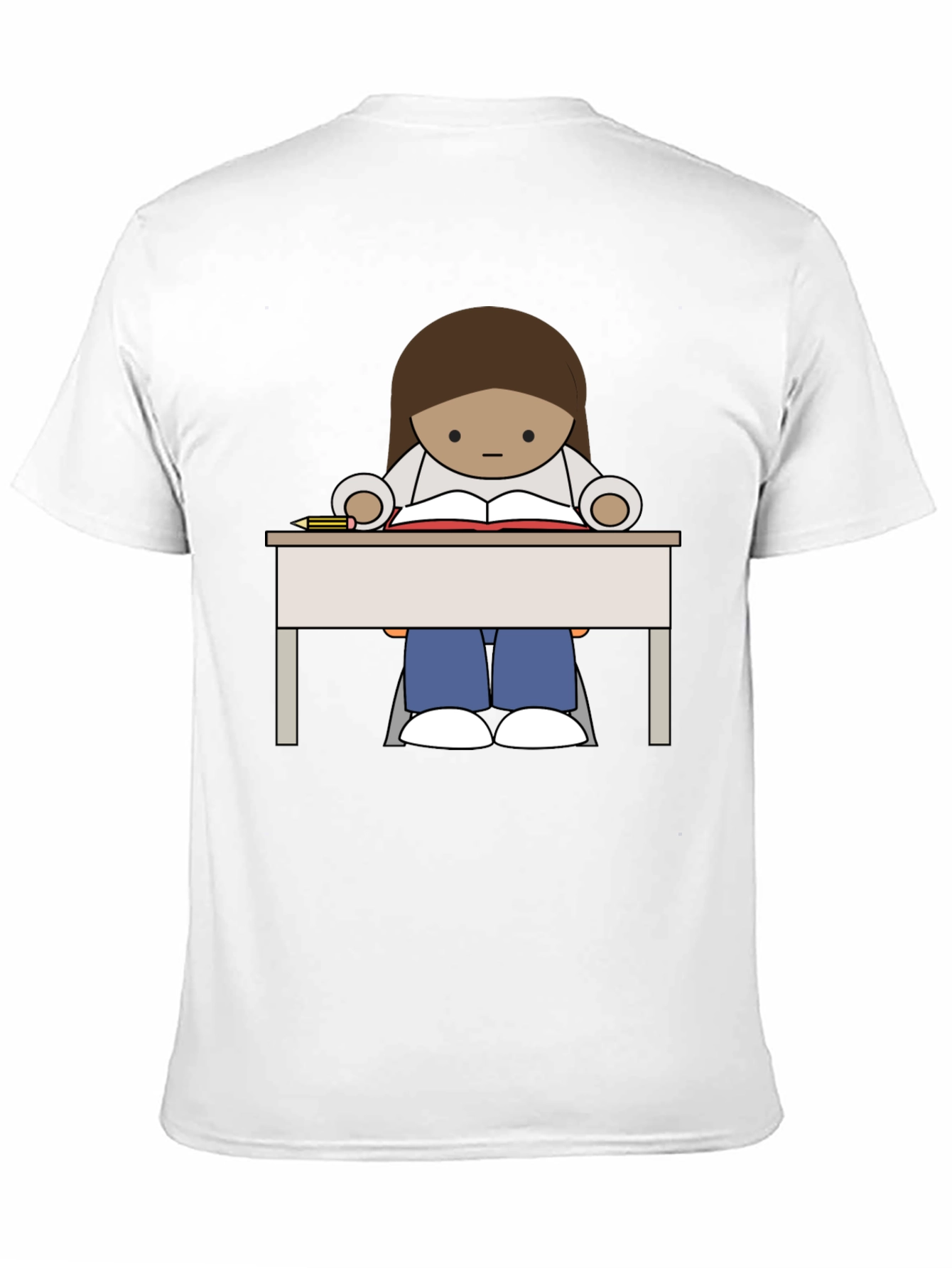 Cartoon Student T-Shirt