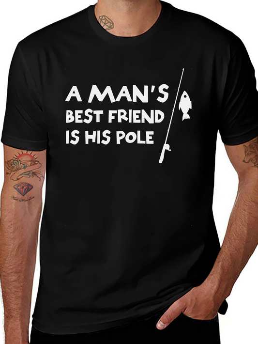 A Mans Best Friend Fishing T-Shirt