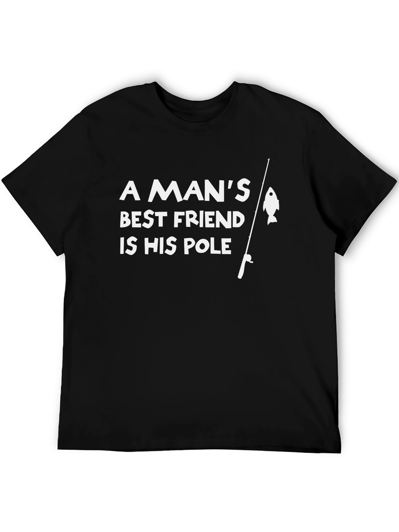A Mans Best Friend Fishing T-Shirt