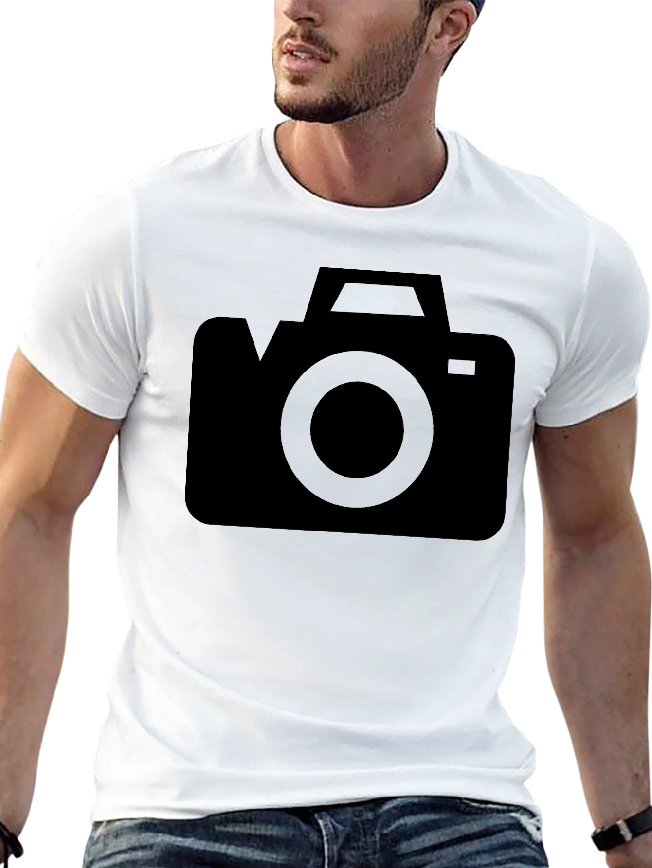Camera Graphic Black T-Shirt