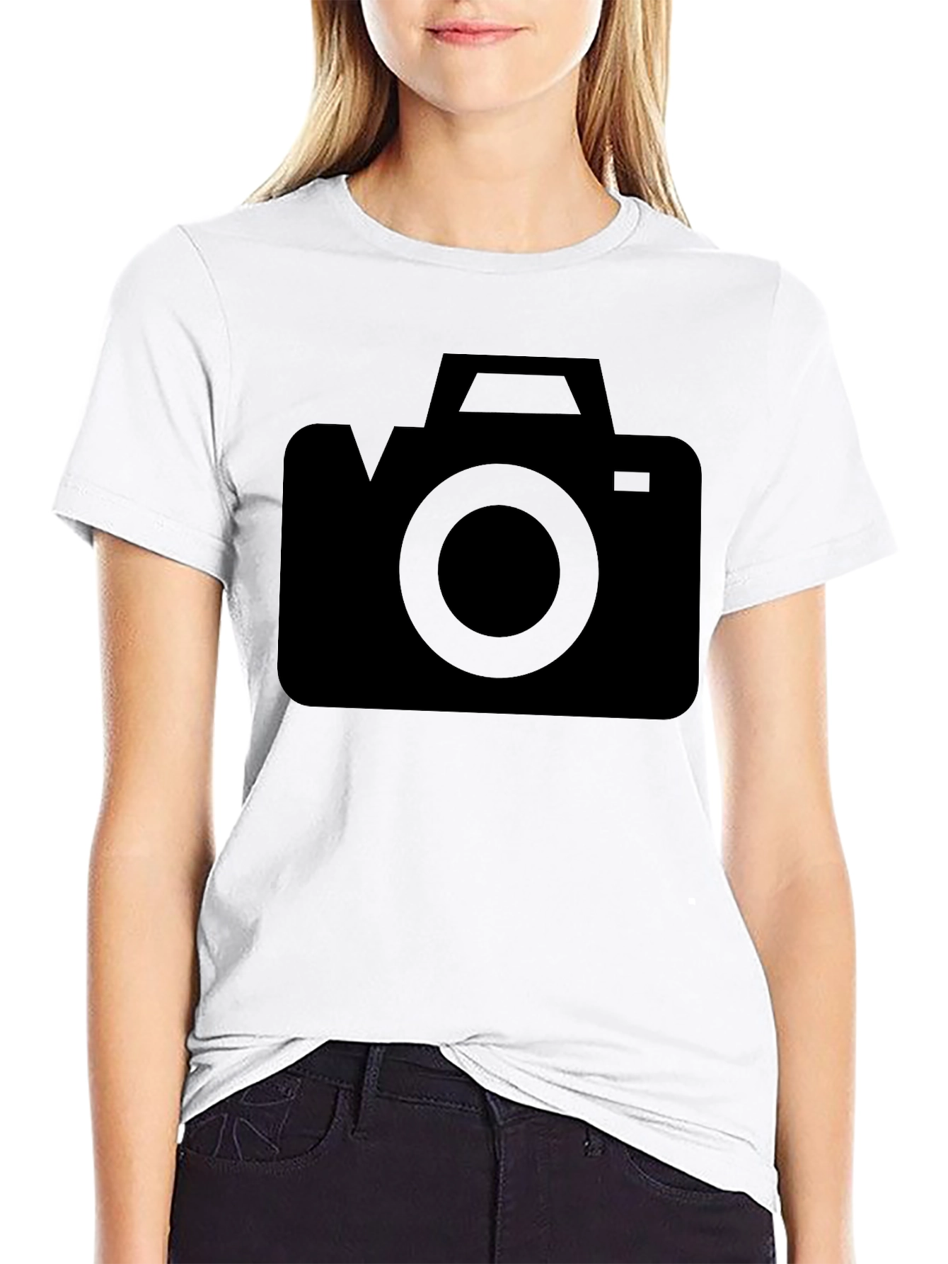 Camera Graphic Black T-Shirt