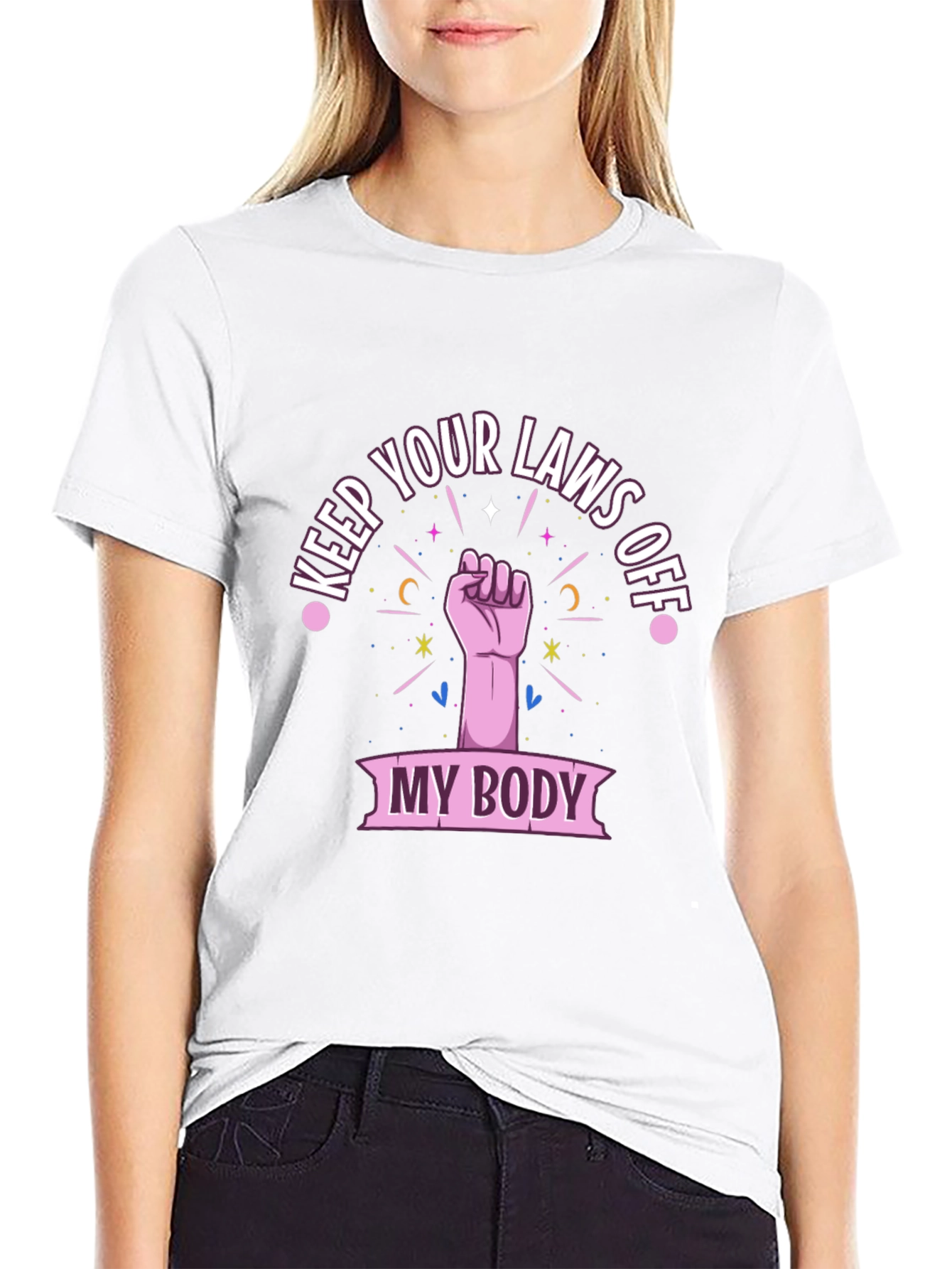 Feminist Pro-Choice My Body Graphic Tee