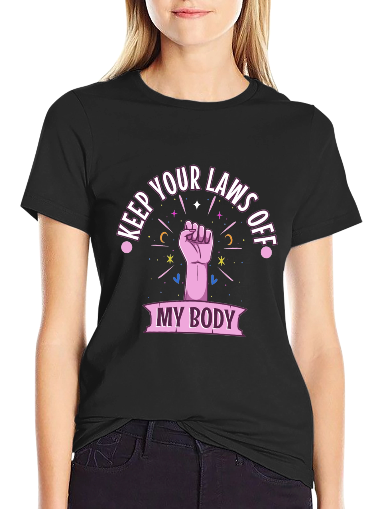 Feminist Pro-Choice My Body Graphic Tee