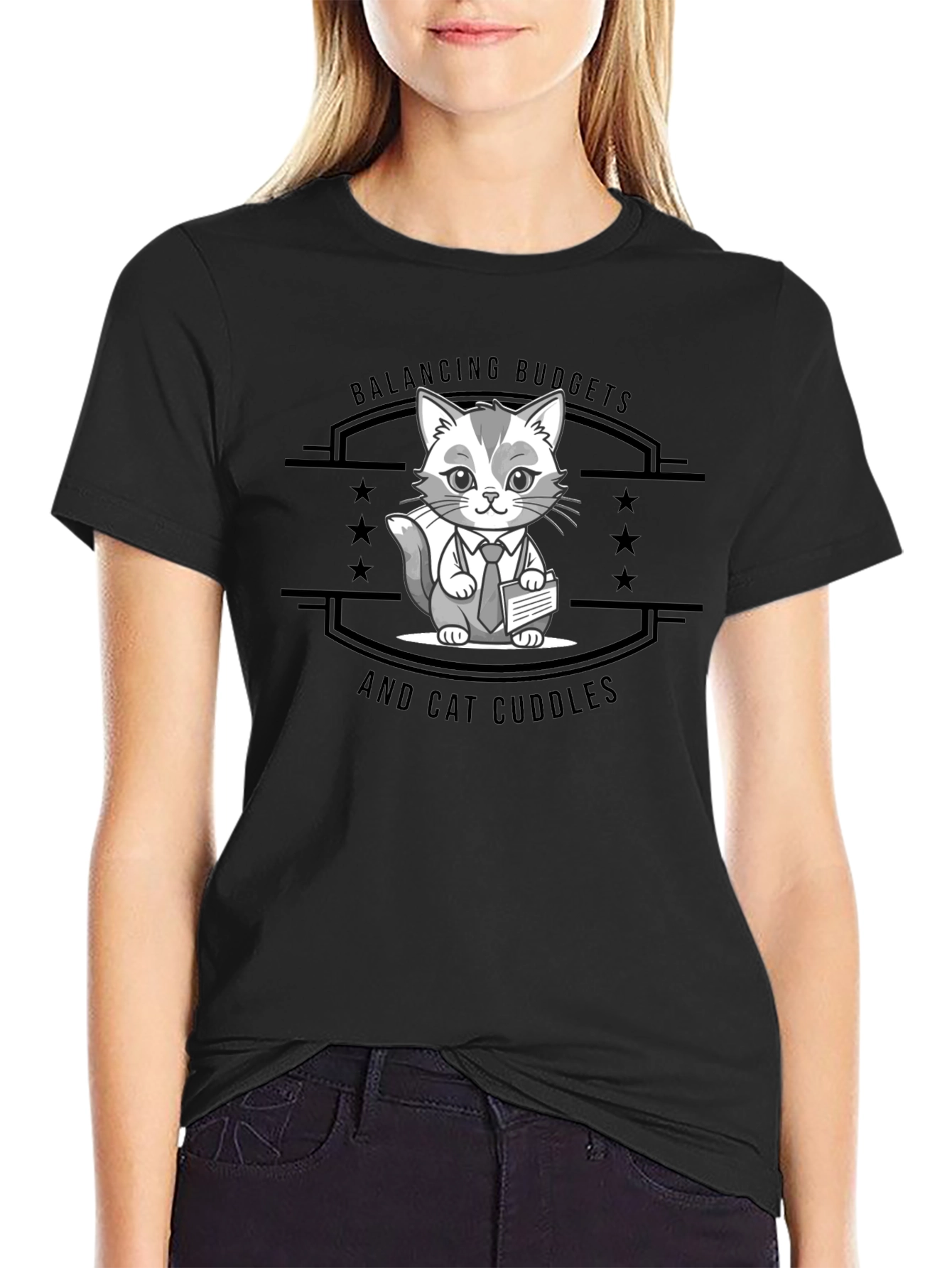 Balancing Budgets & Cat Cuddles T-Shirt