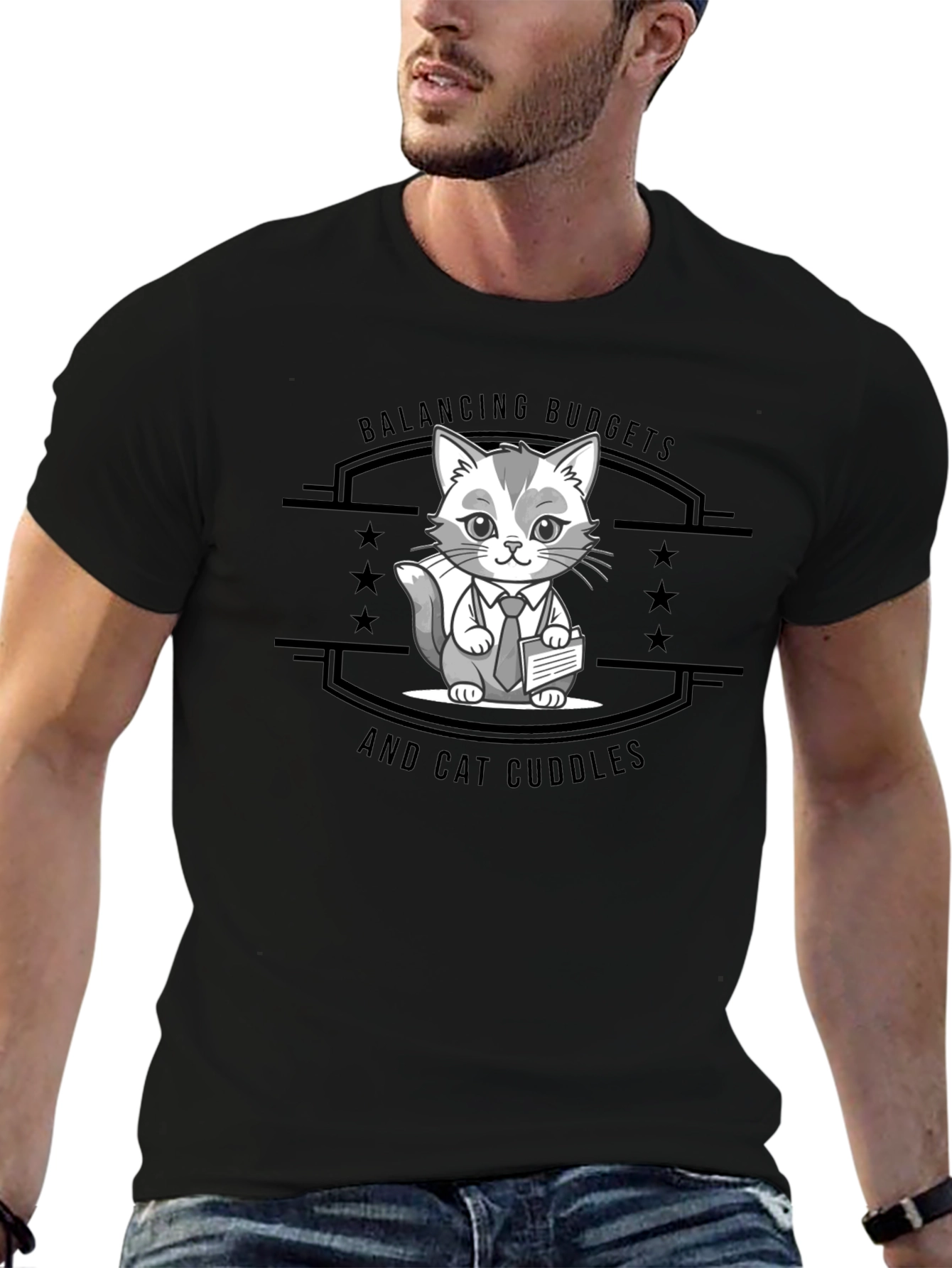 Balancing Budgets & Cat Cuddles T-Shirt