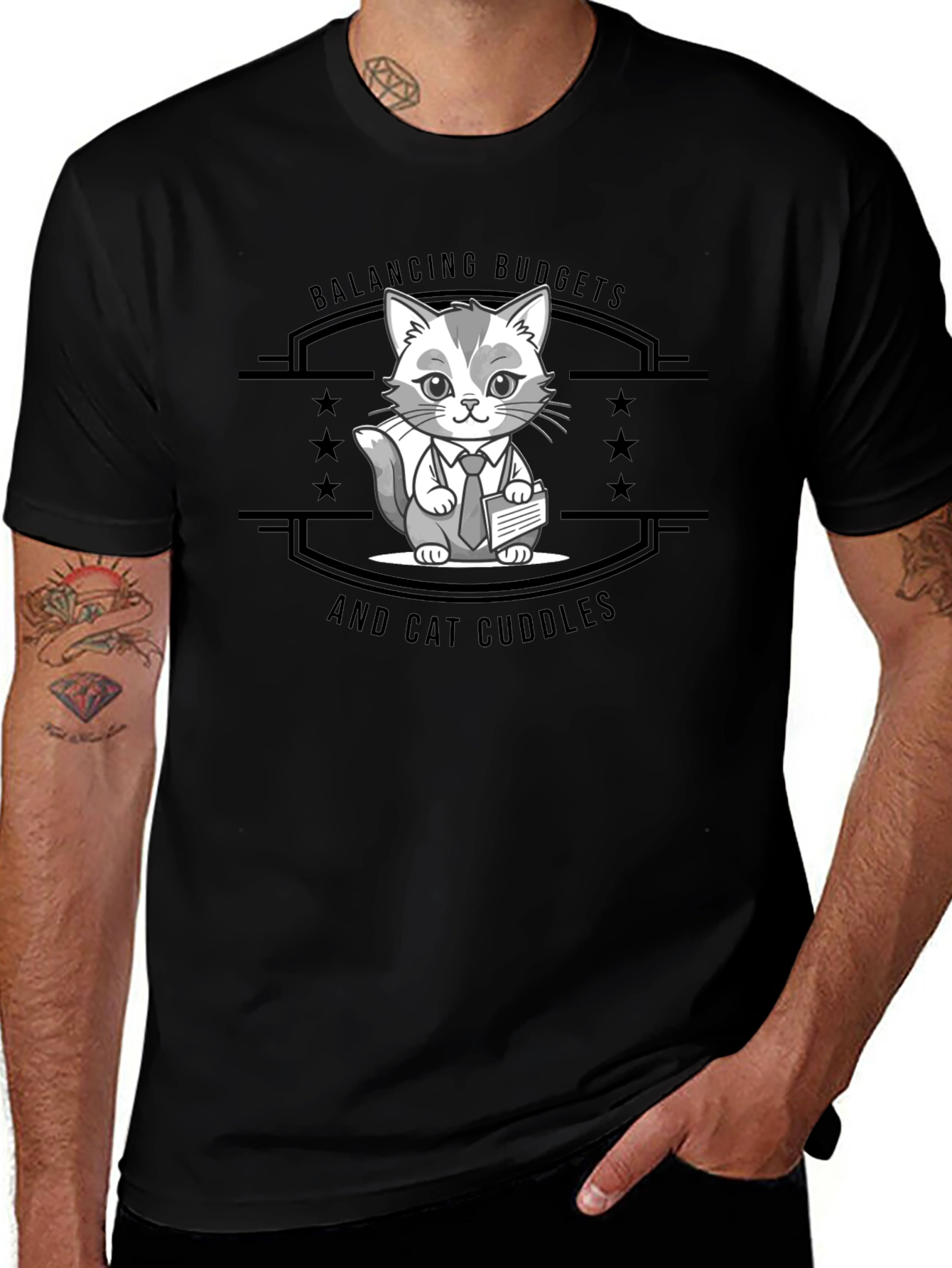 Balancing Budgets & Cat Cuddles T-Shirt