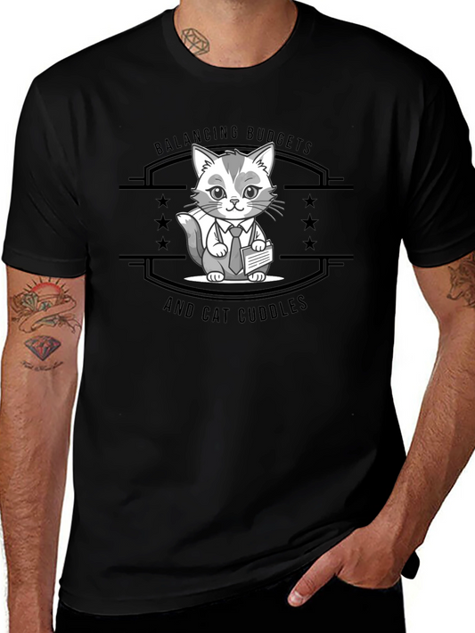 Balancing Budgets & Cat Cuddles T-Shirt