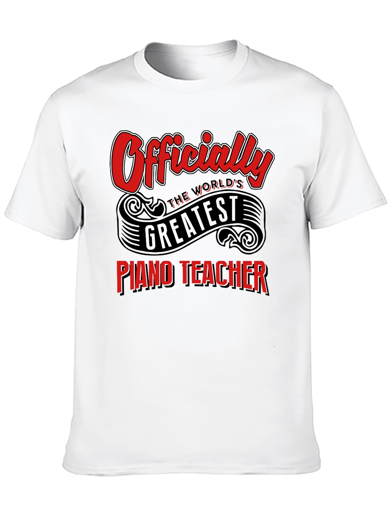Worlds Greatest Piano Teacher Graphic Tee