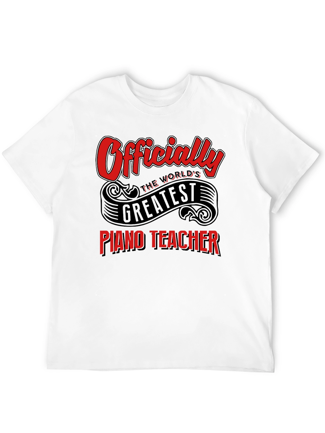 Worlds Greatest Piano Teacher Graphic Tee