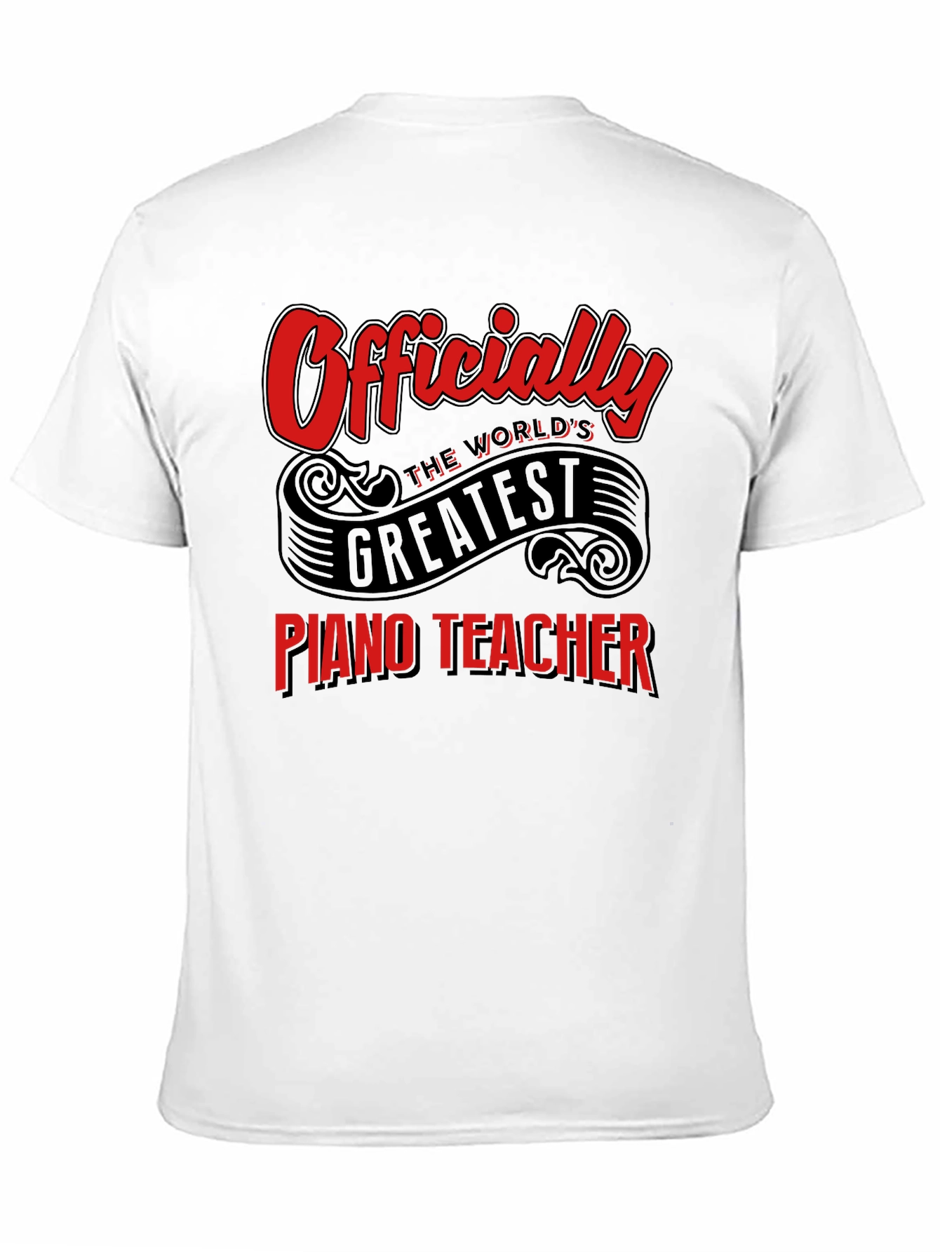 Worlds Greatest Piano Teacher Graphic Tee