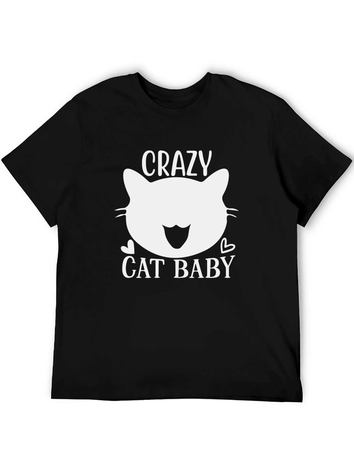Crazy Cat Baby Graphic Tee - Unisex