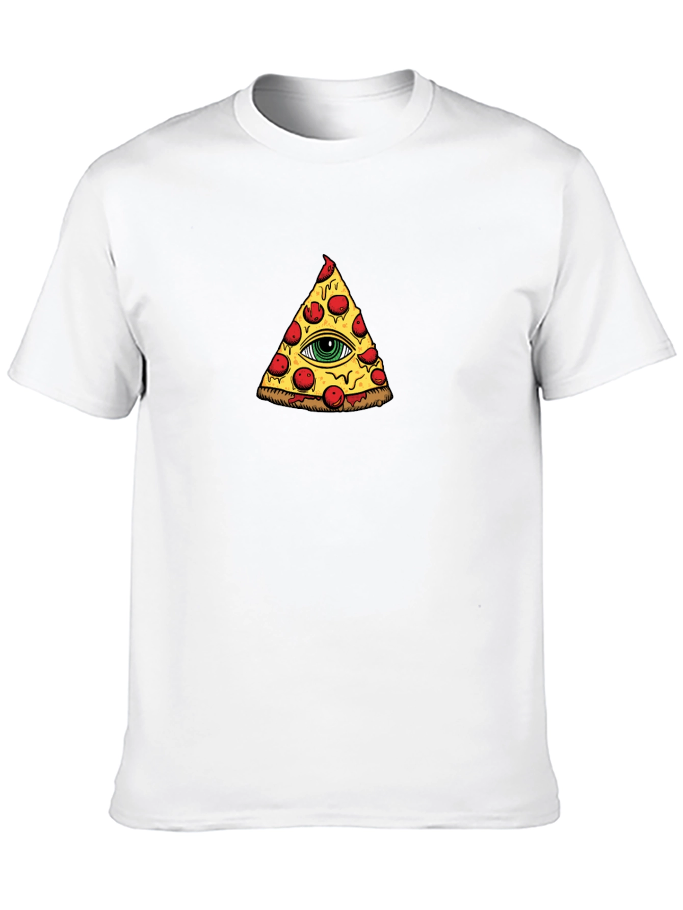 Pizza Illuminati T-Shirt - Eye See You!