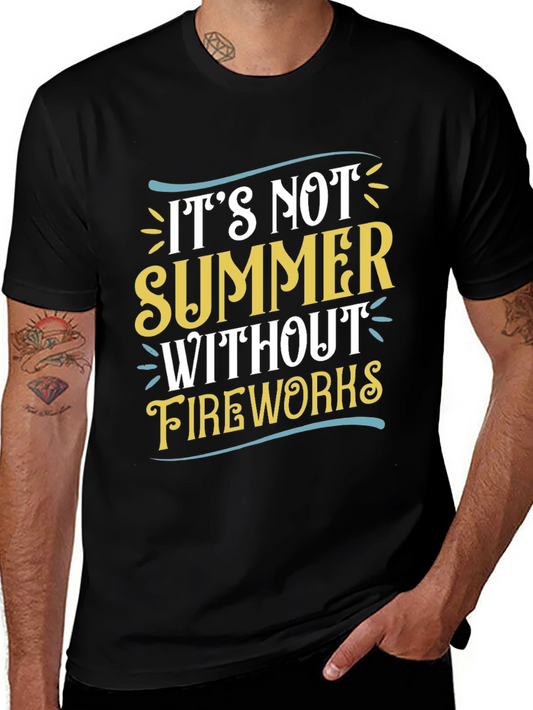 Summer Fireworks Graphic T-Shirt