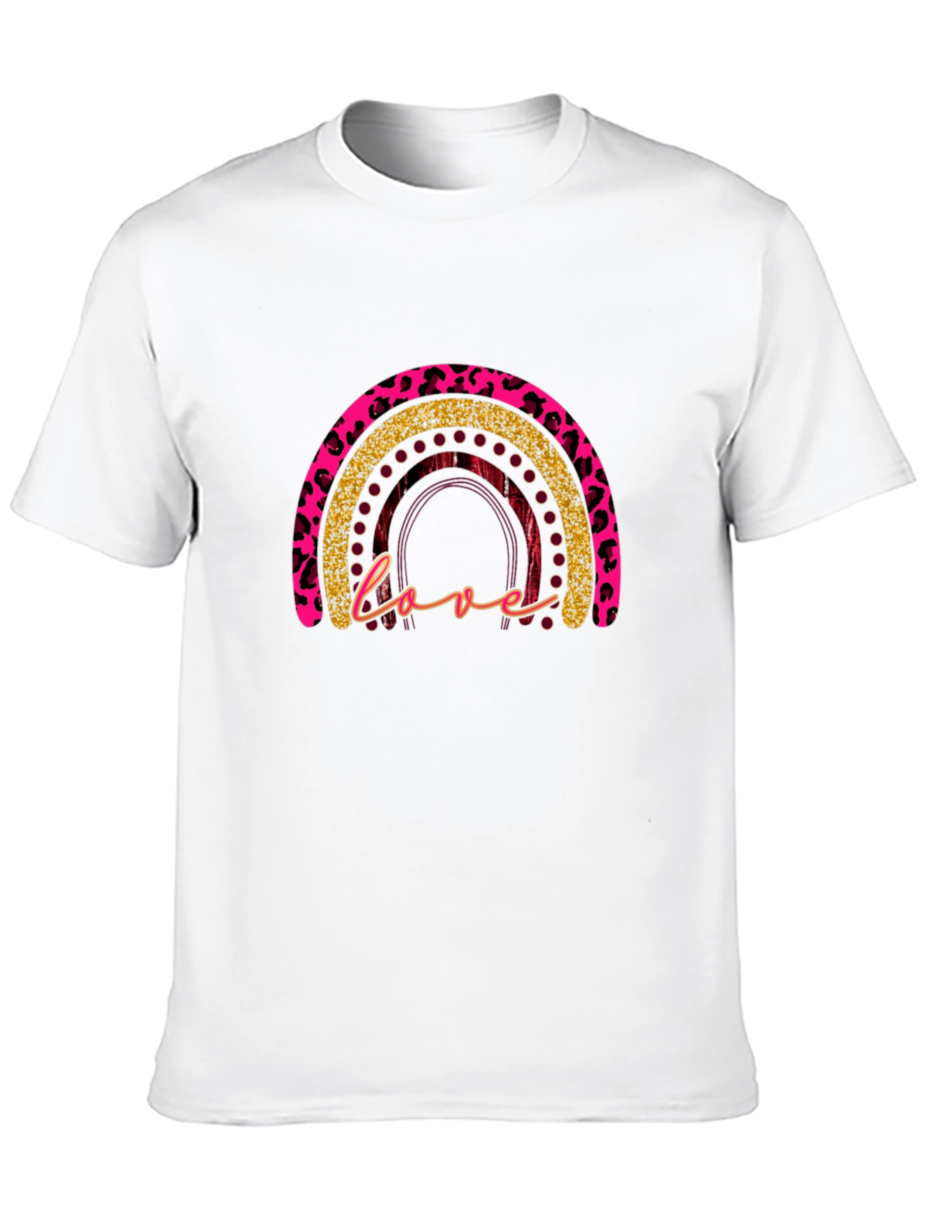 Leopard Rainbow Love T-Shirt