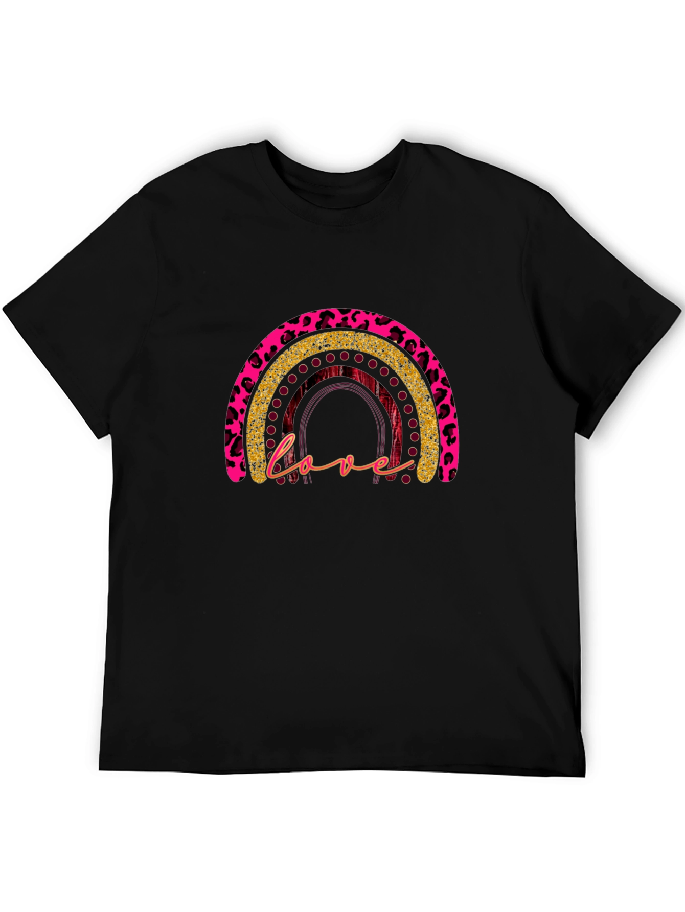 Leopard Rainbow Love T-Shirt