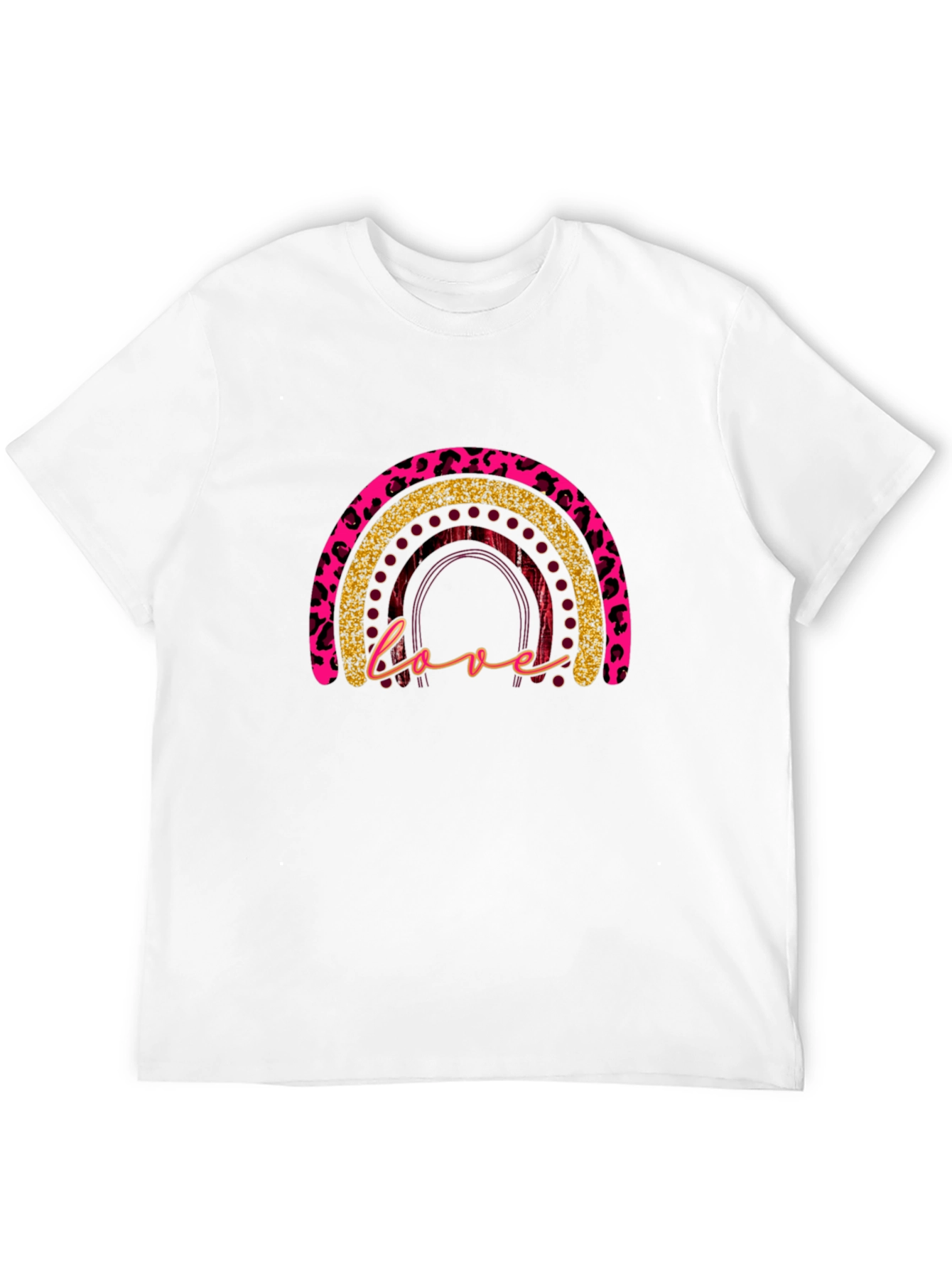 Leopard Rainbow Love T-Shirt