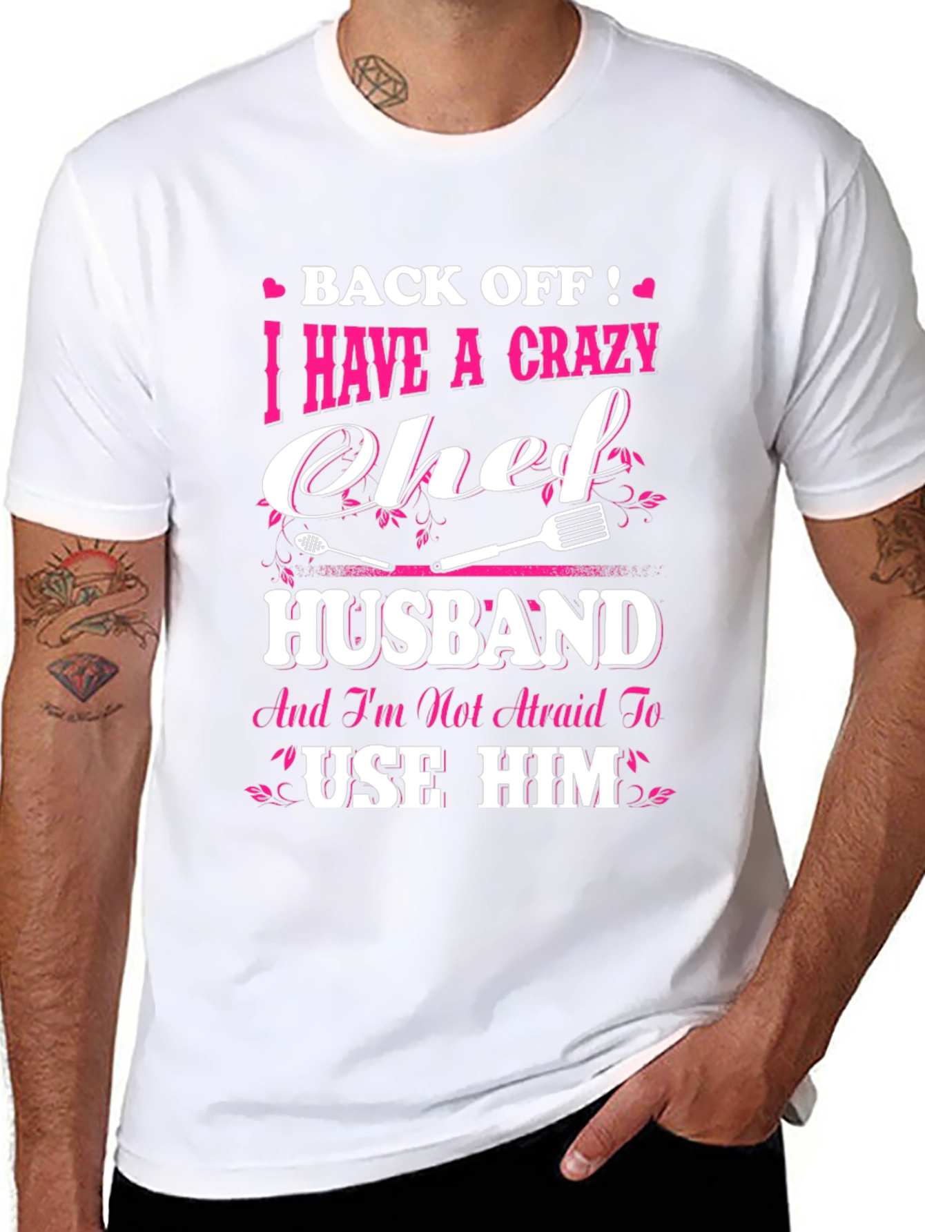 Crazy Chef Husband T-Shirt