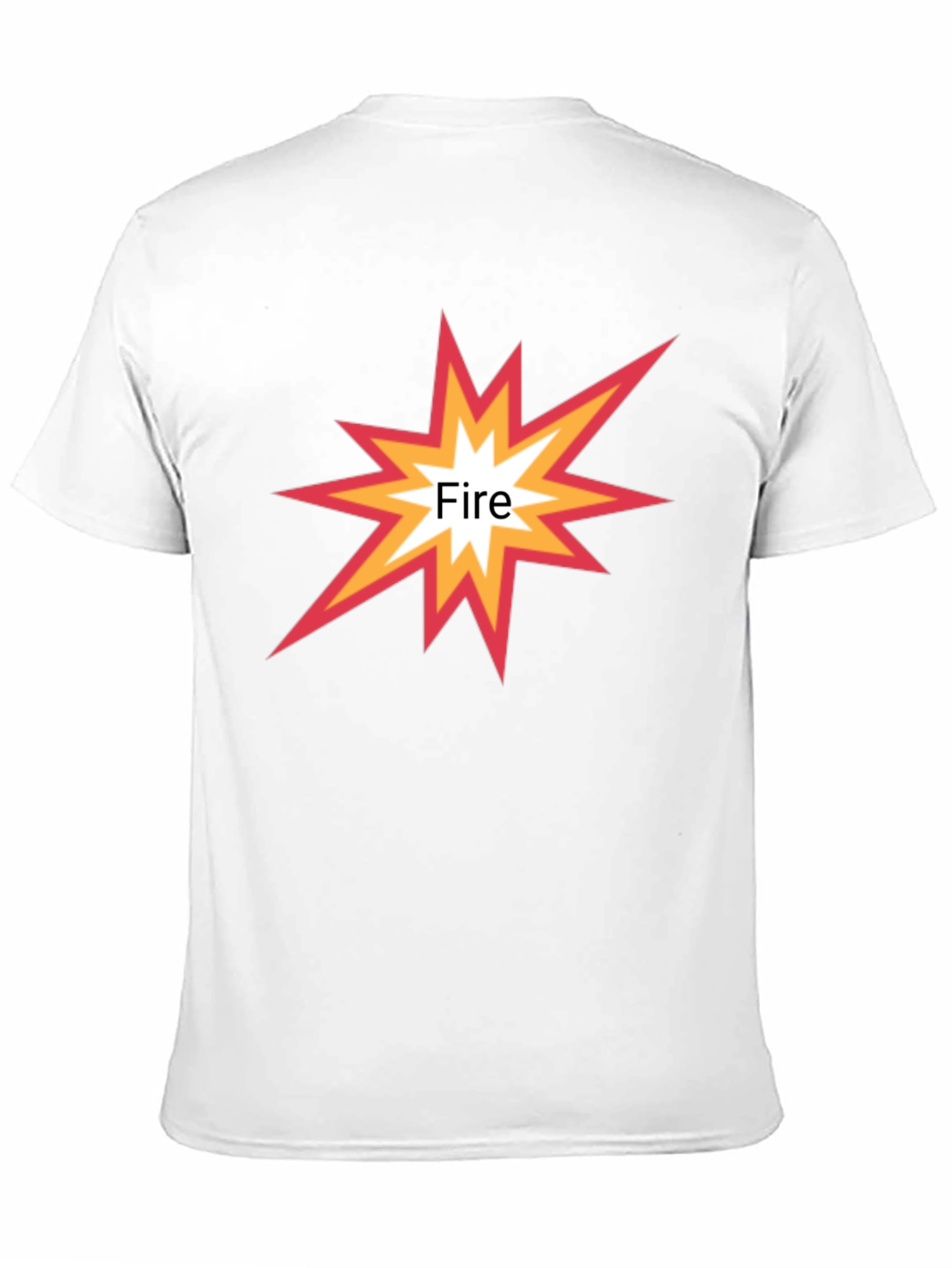 Fire Graphic Black T-Shirt - Stylish Casual Wear