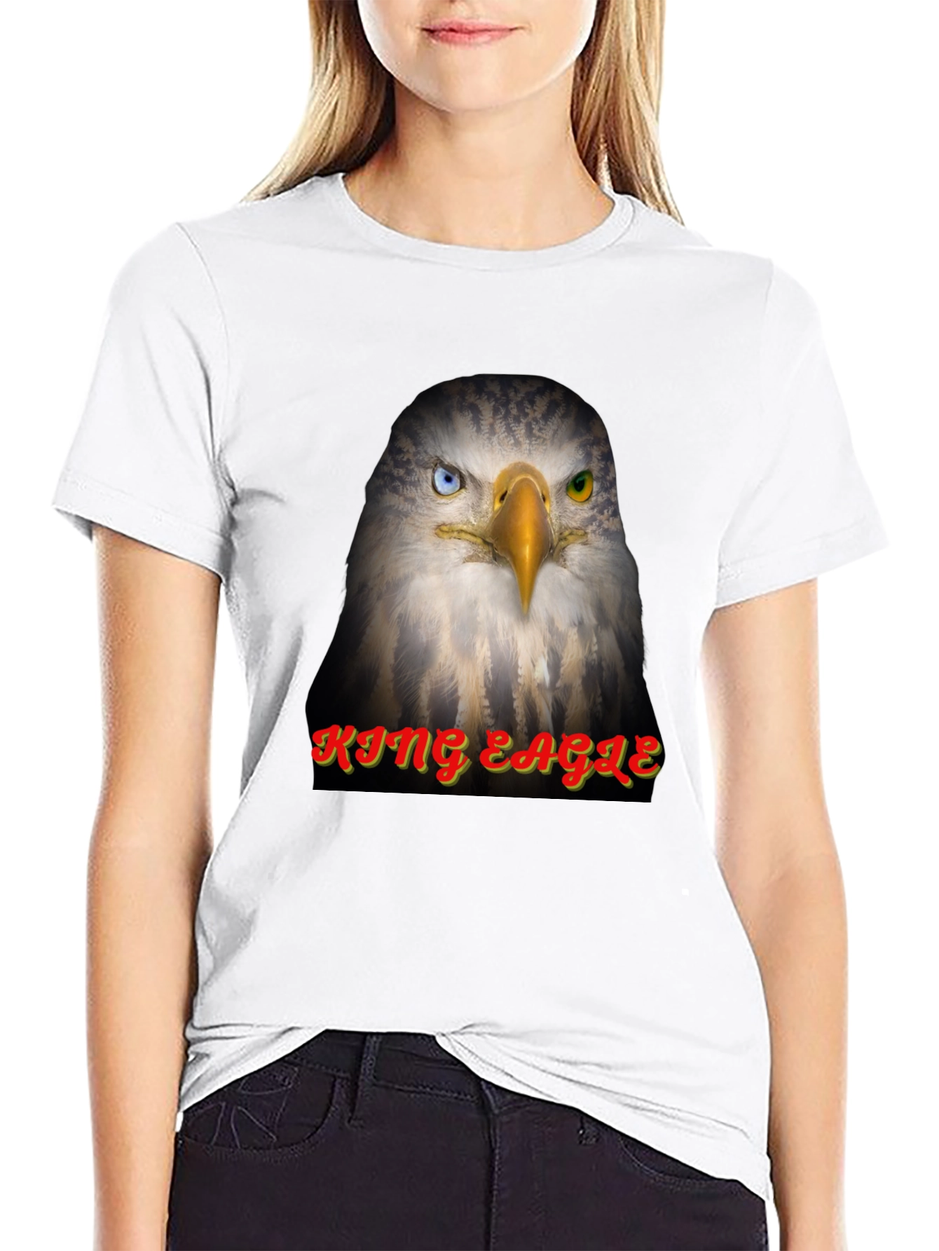 King Eagle Graphic Tee - Stylish Unisex T-Shirt