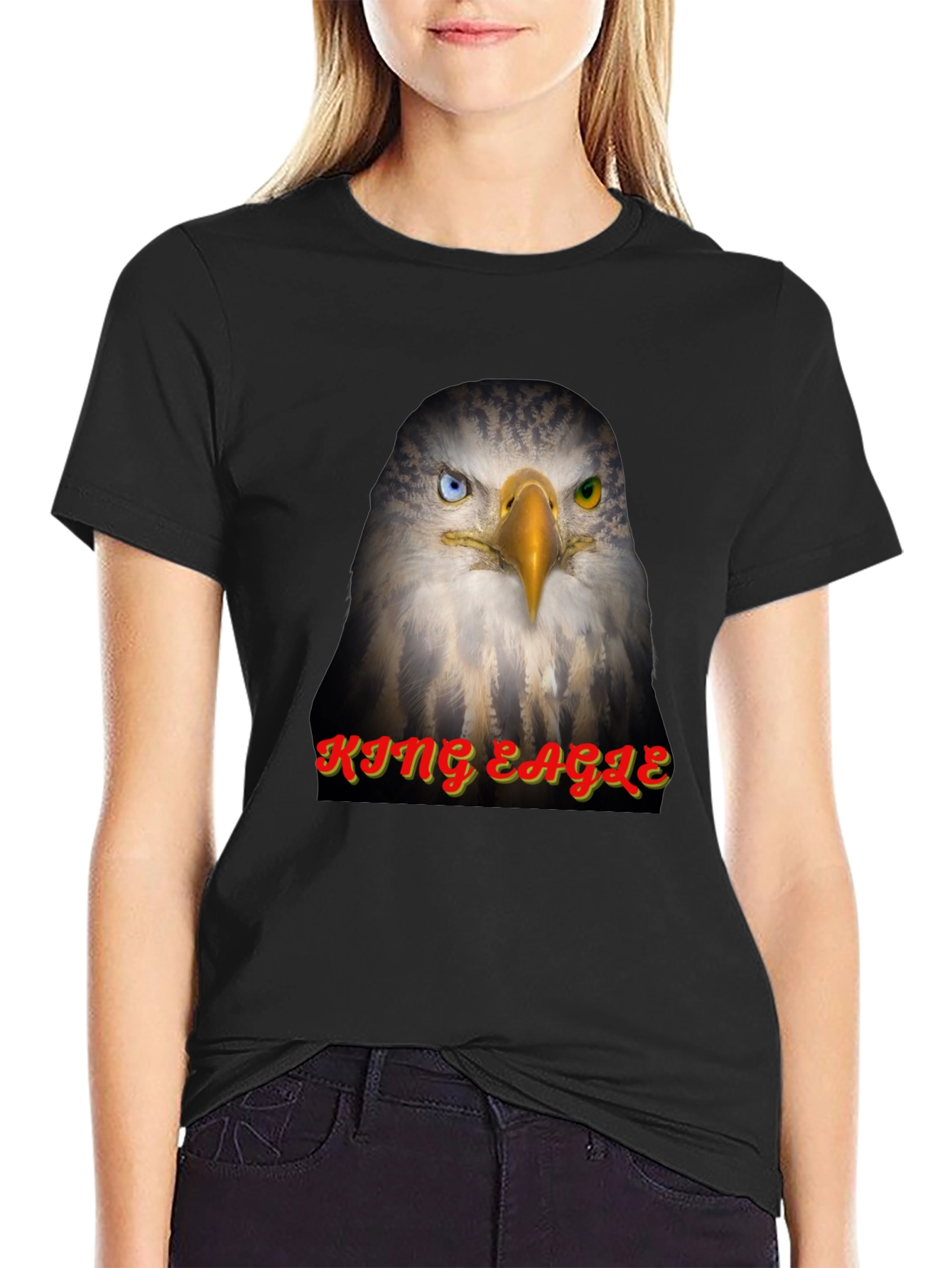 King Eagle Graphic Tee - Stylish Unisex T-Shirt