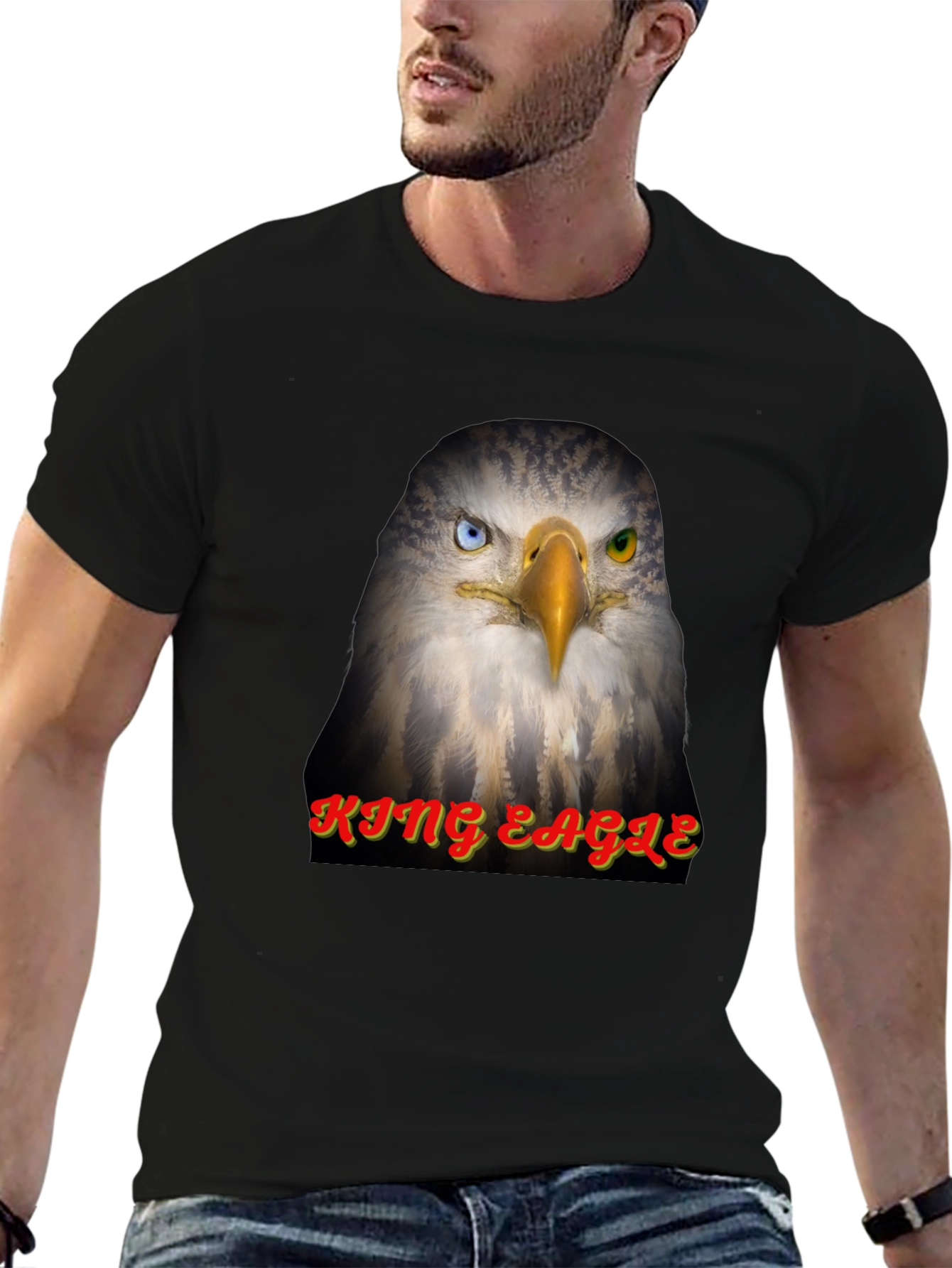 King Eagle Graphic Tee - Stylish Unisex T-Shirt