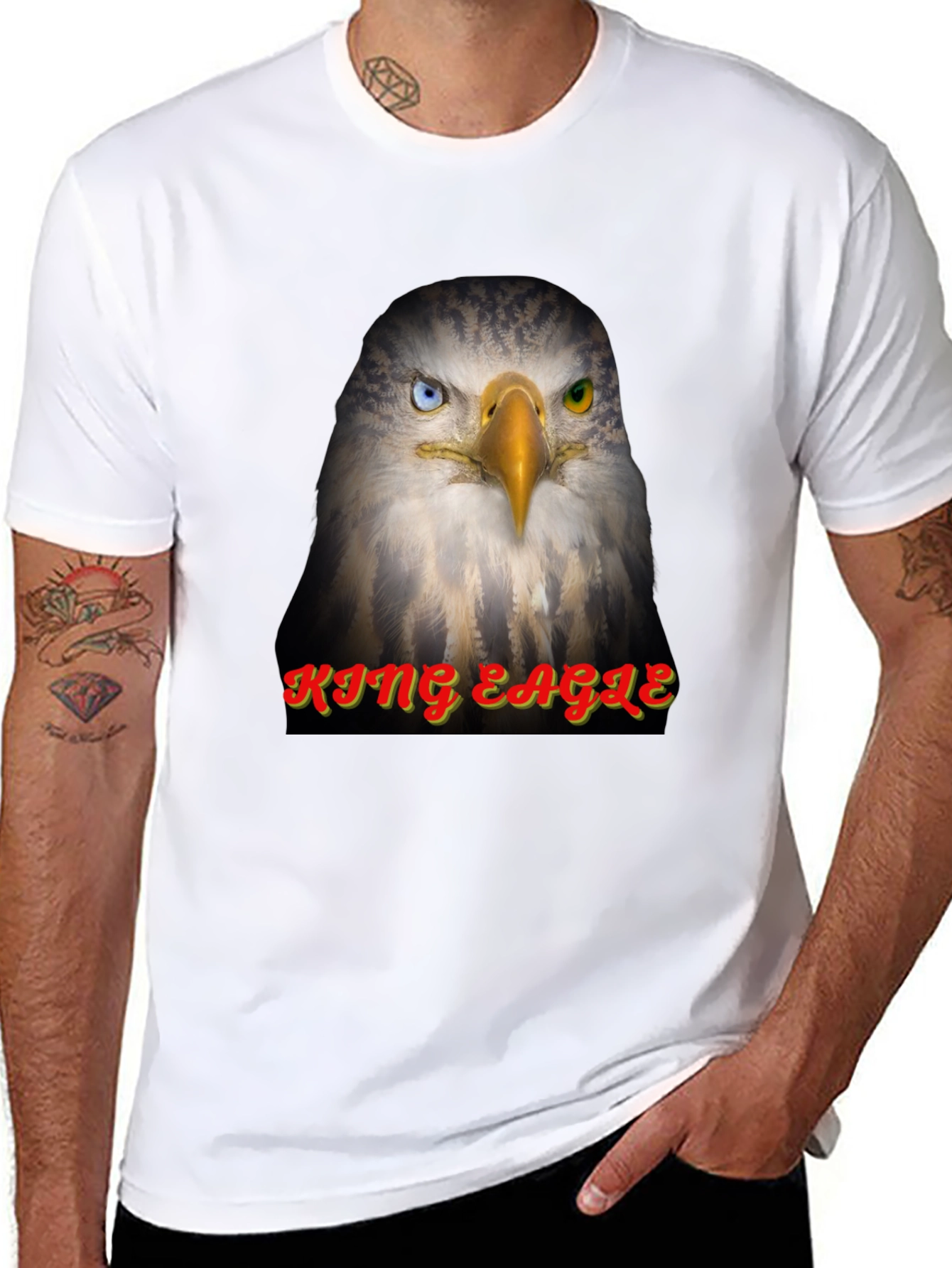 King Eagle Graphic Tee - Stylish Unisex T-Shirt