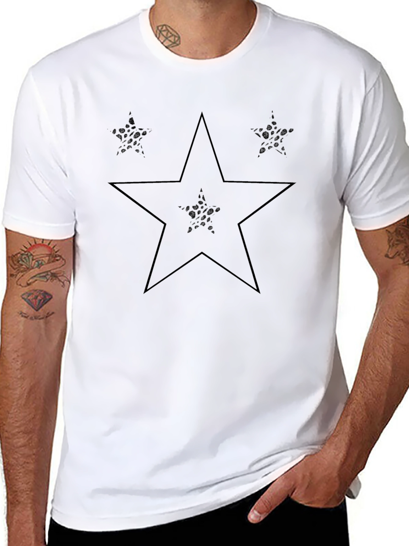 Star Graphic Black T-Shirt
